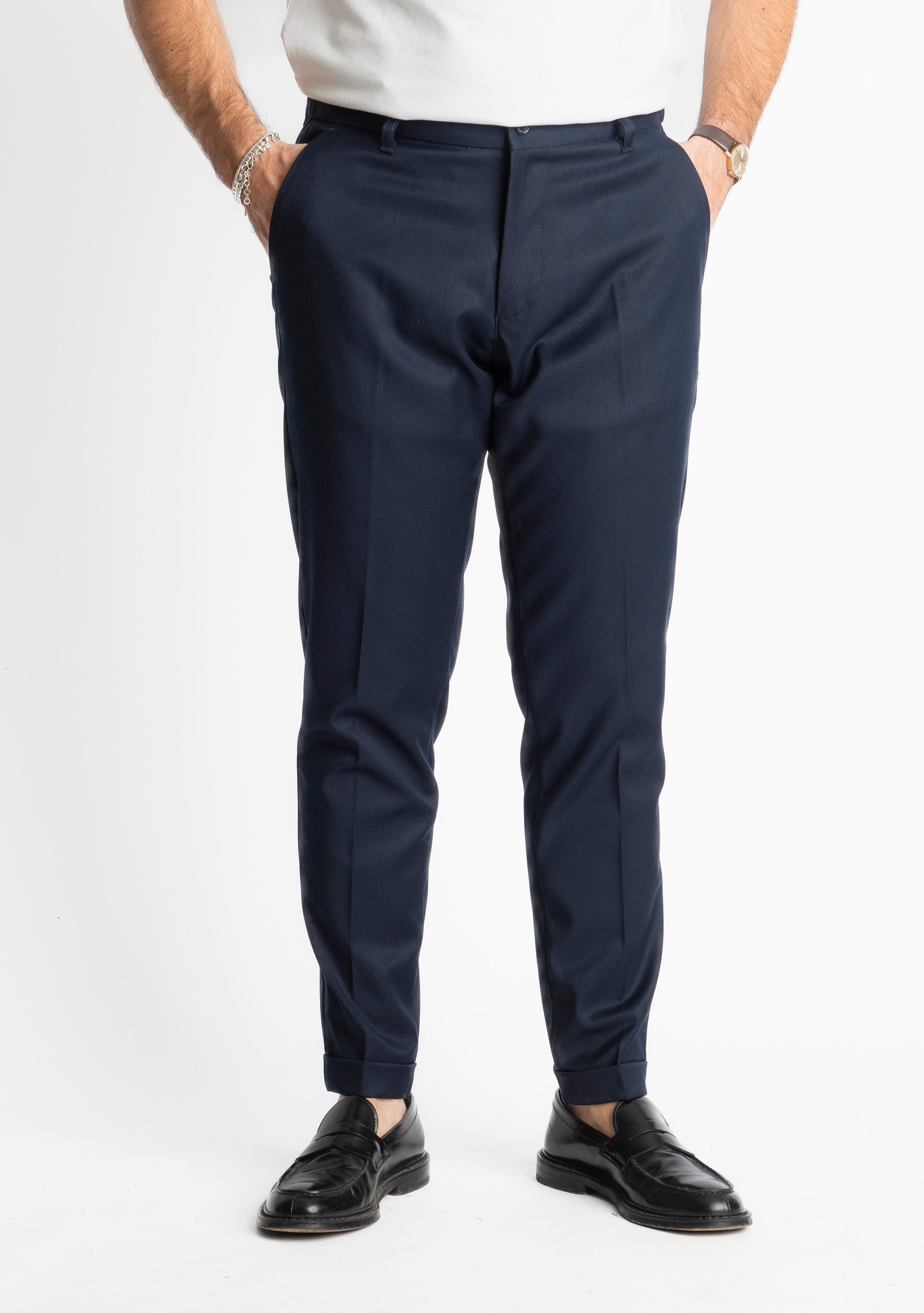 Pantalone Tennese Mezza Molla TO8007 Blu