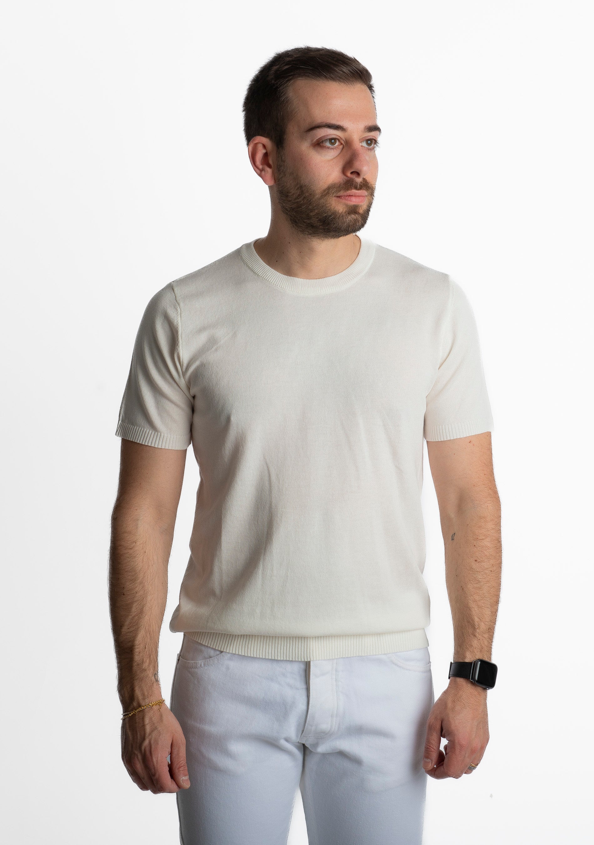 T-shirt in Maglia Bianca