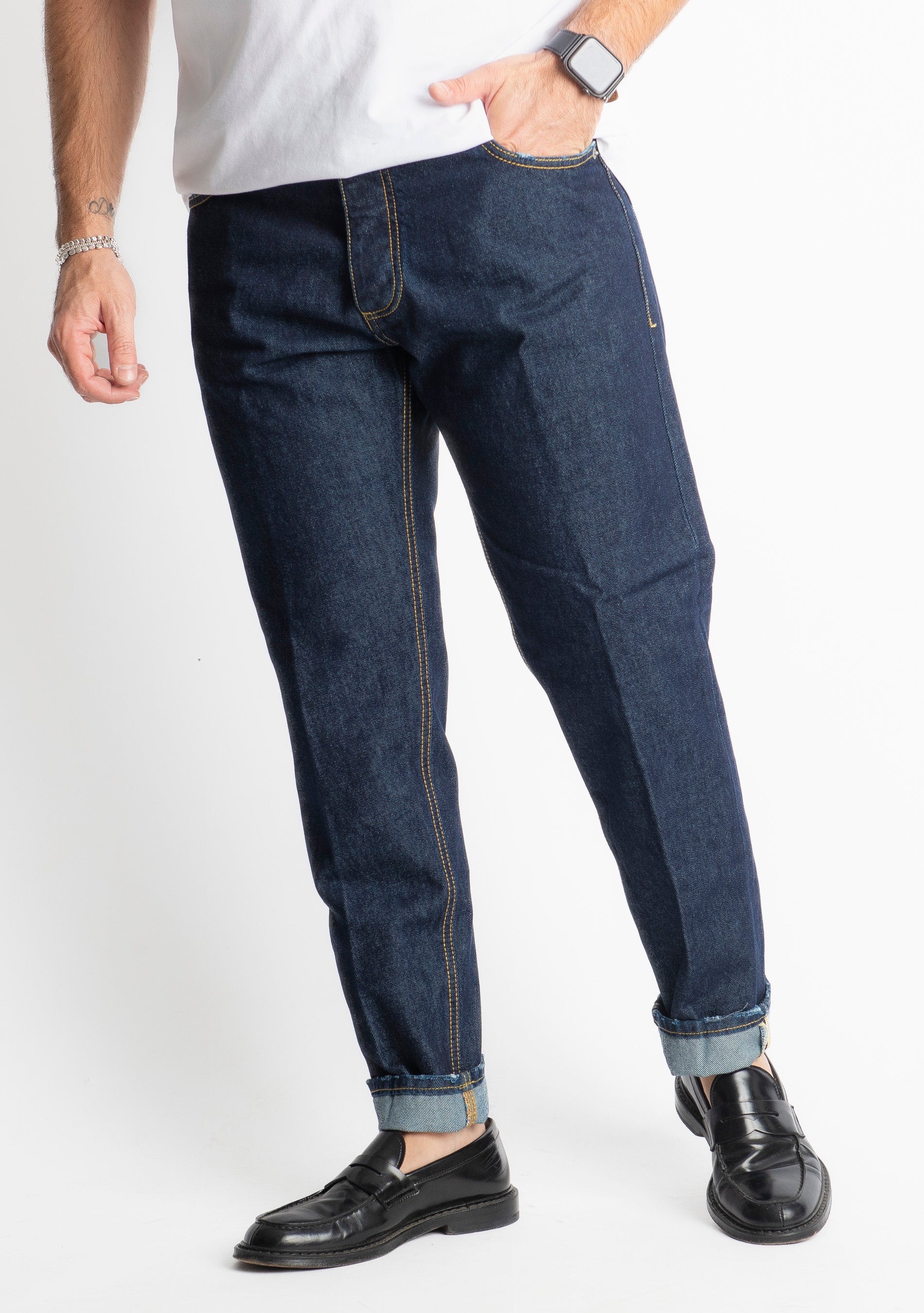 Jeans Straight Fit Lavaggio Zero