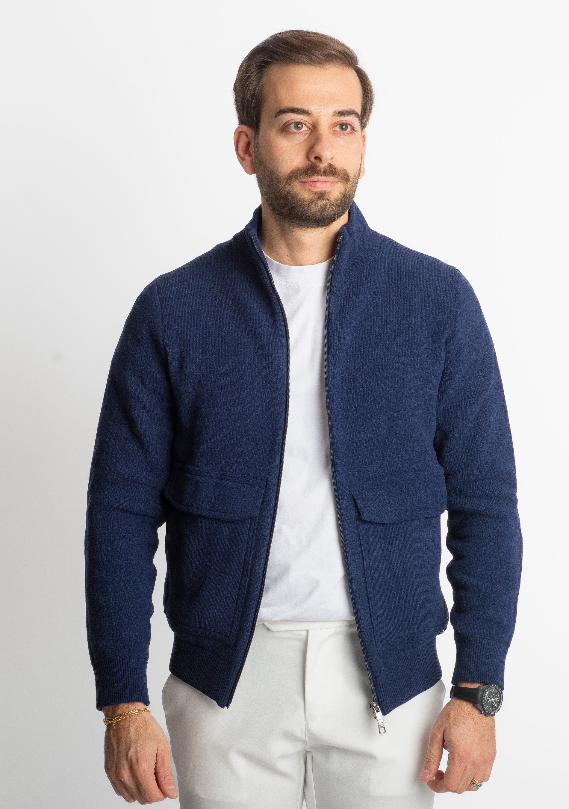 Maglia Giubbotto 754192 Blu