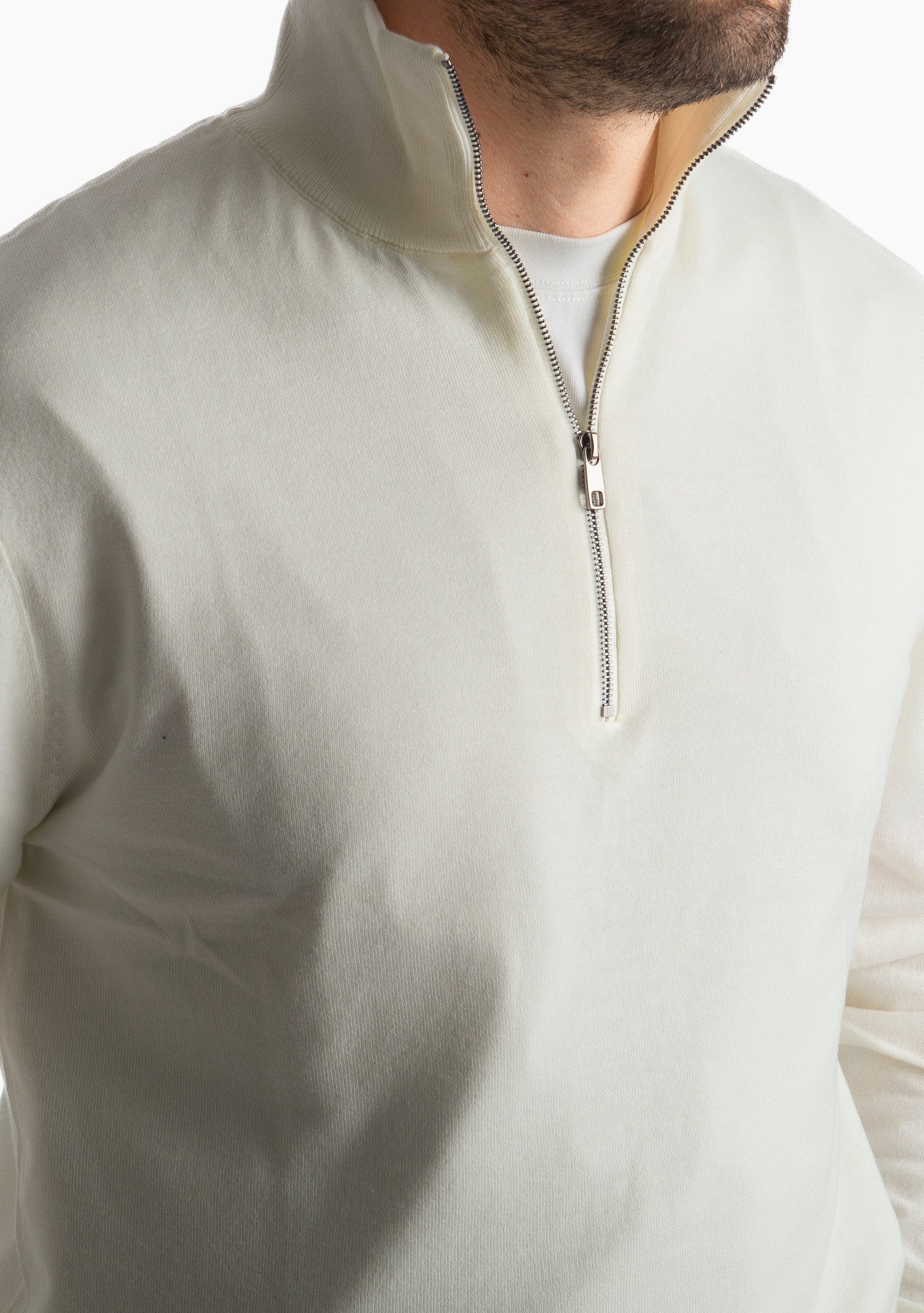 Lupetto Mezza Zip IT006 Panna