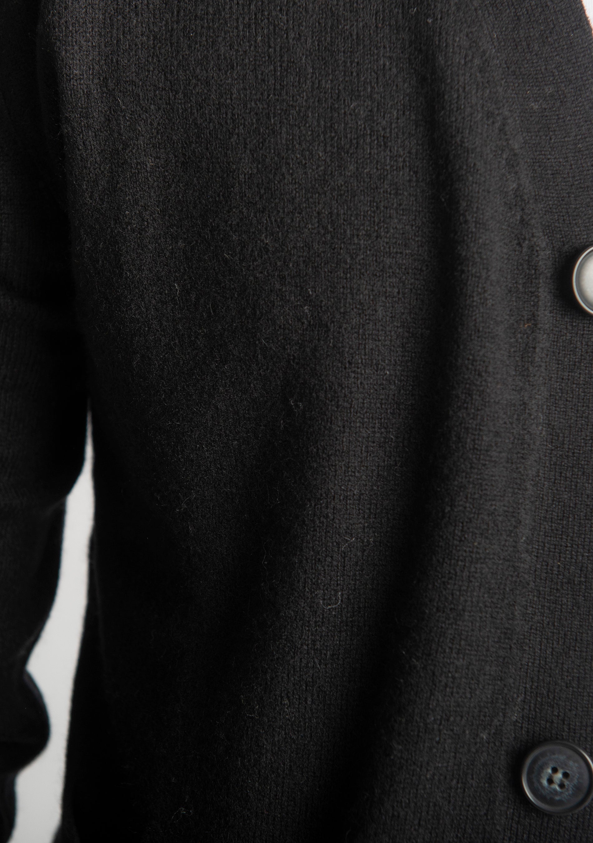 Cardigan In Cashmere CA33 Nero