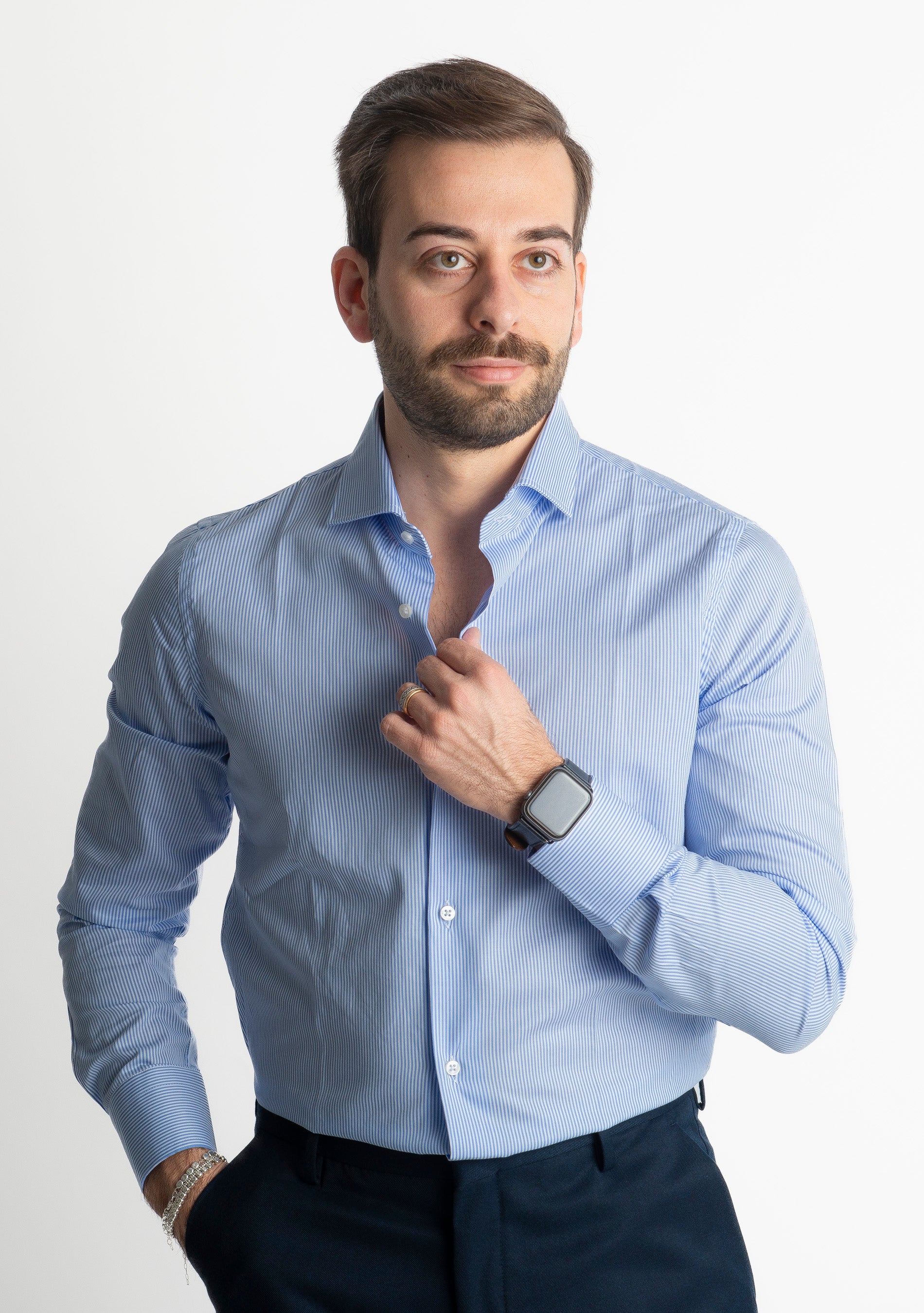 Camicia Bari 420 Rigo Celeste