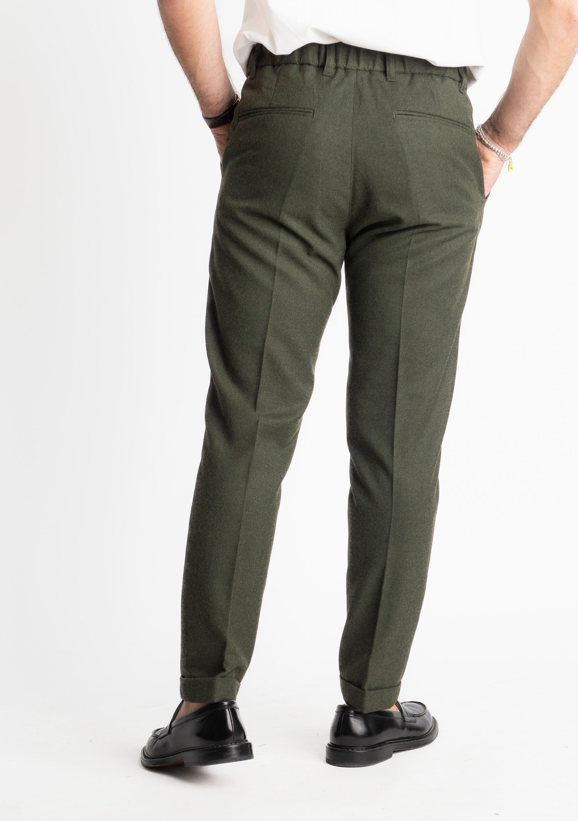 Pantalone Beverly Mezza Molla TO8007 Verde