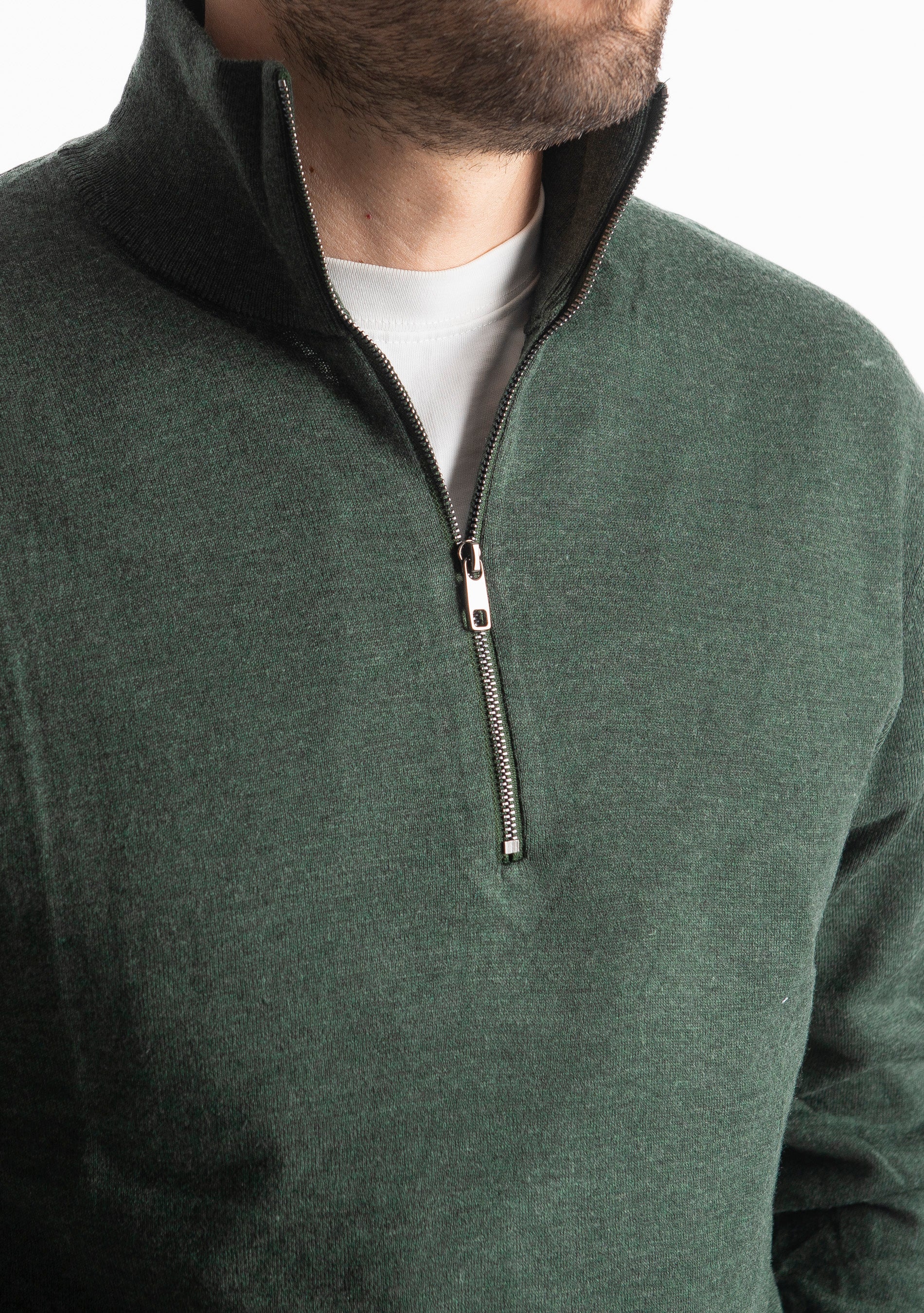 Lupetto Mezza Zip IT006 Verde