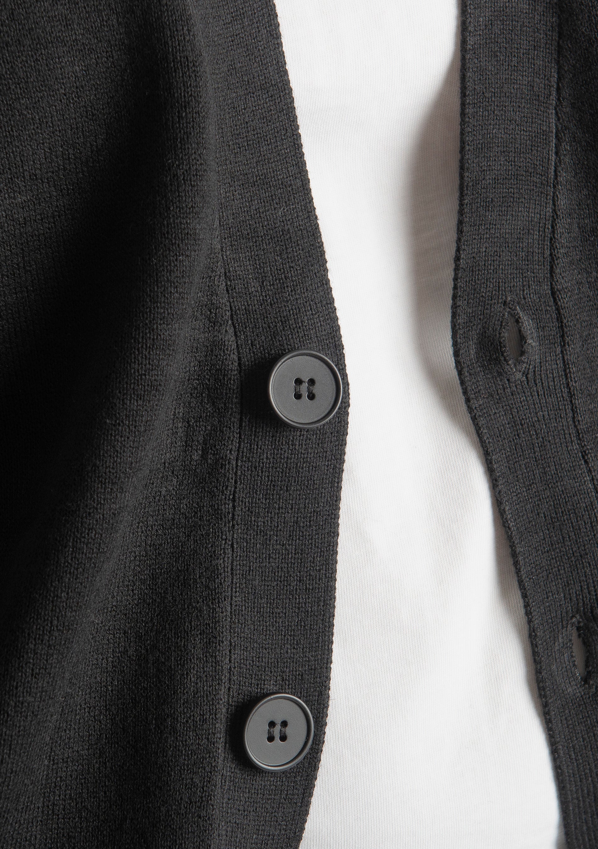 Cardigan Relax-fit W8602 Nero