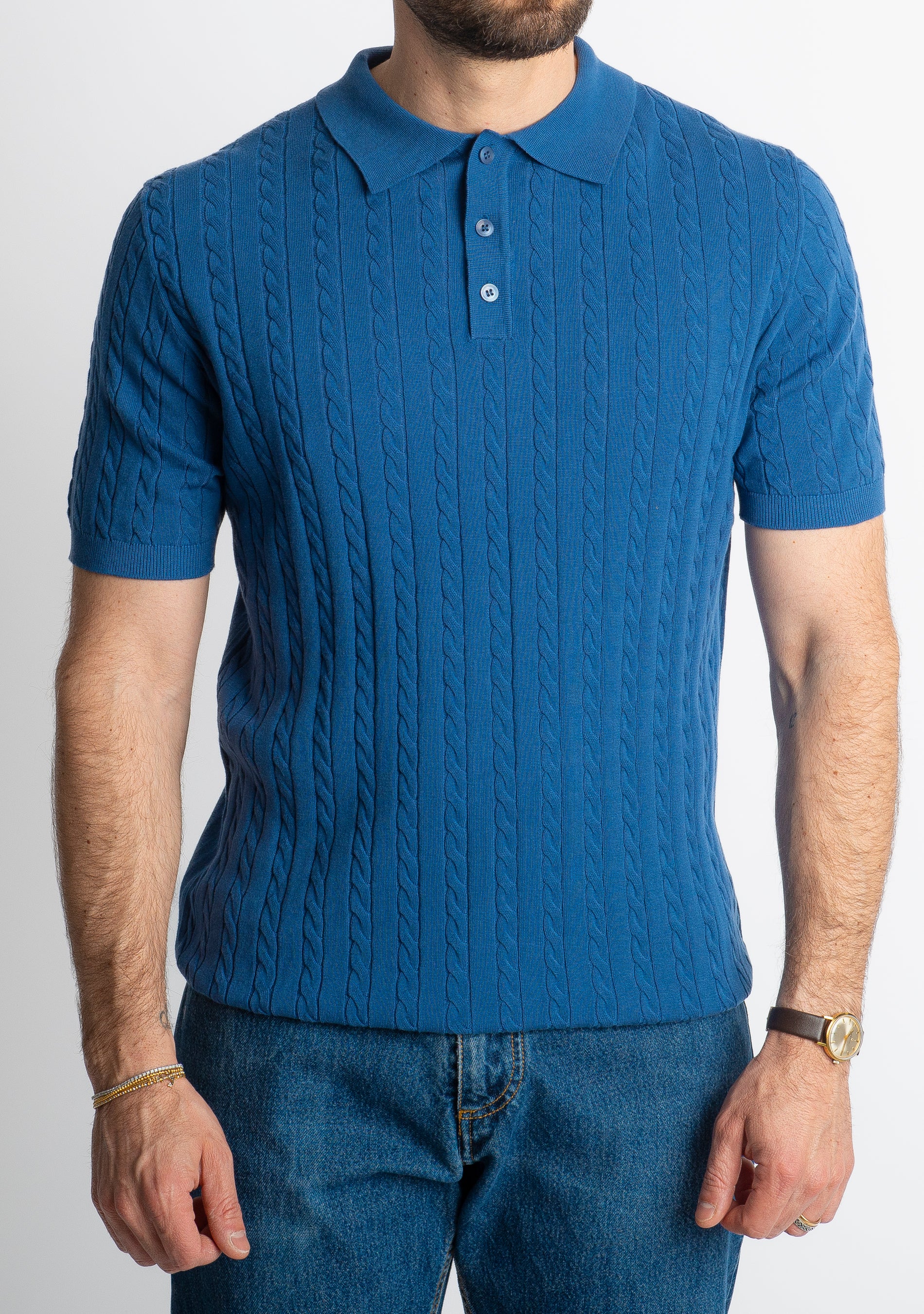 Polo Old Money Indaco