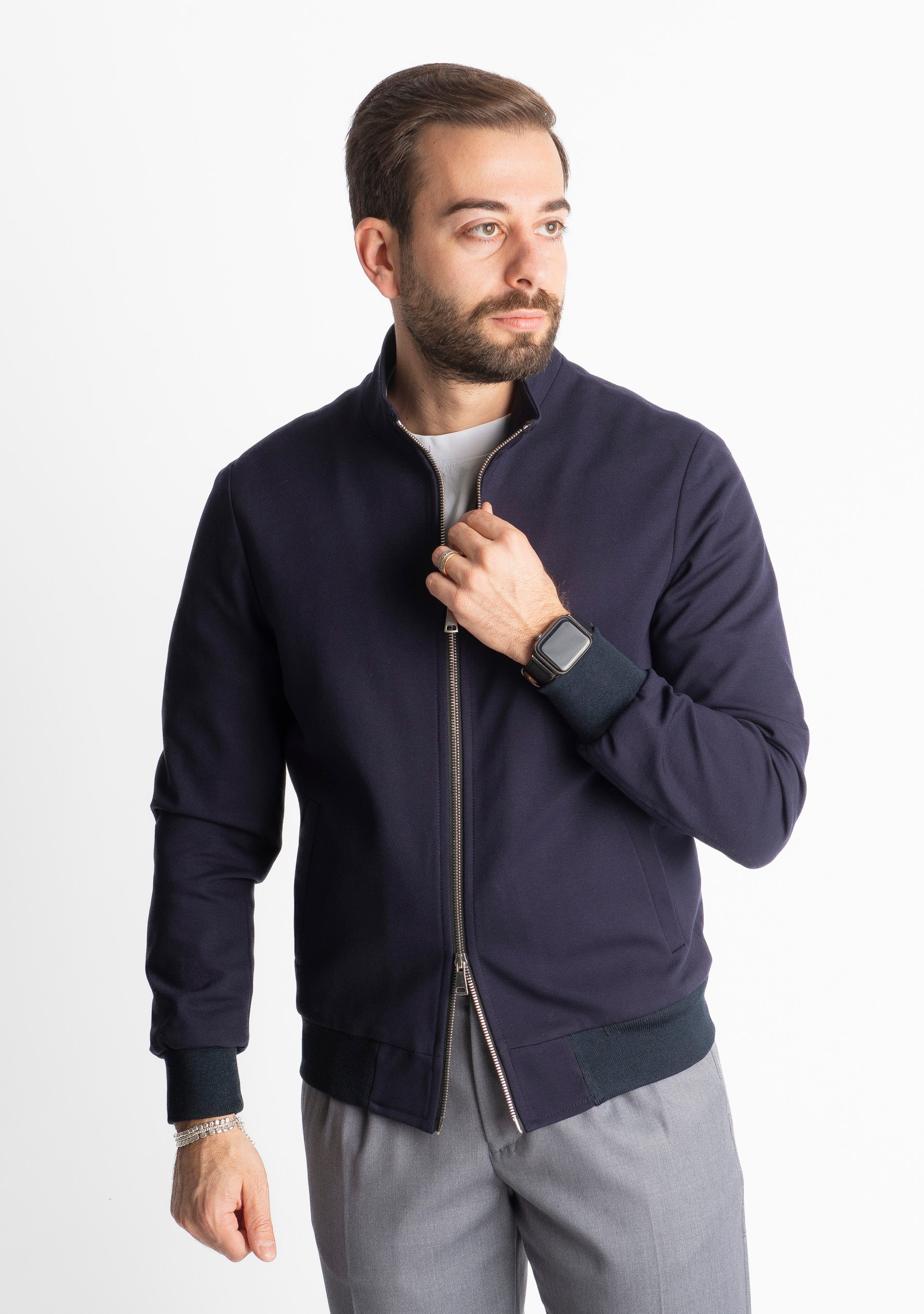 Giubbotto Doppio Cursore Punto Milano Blu