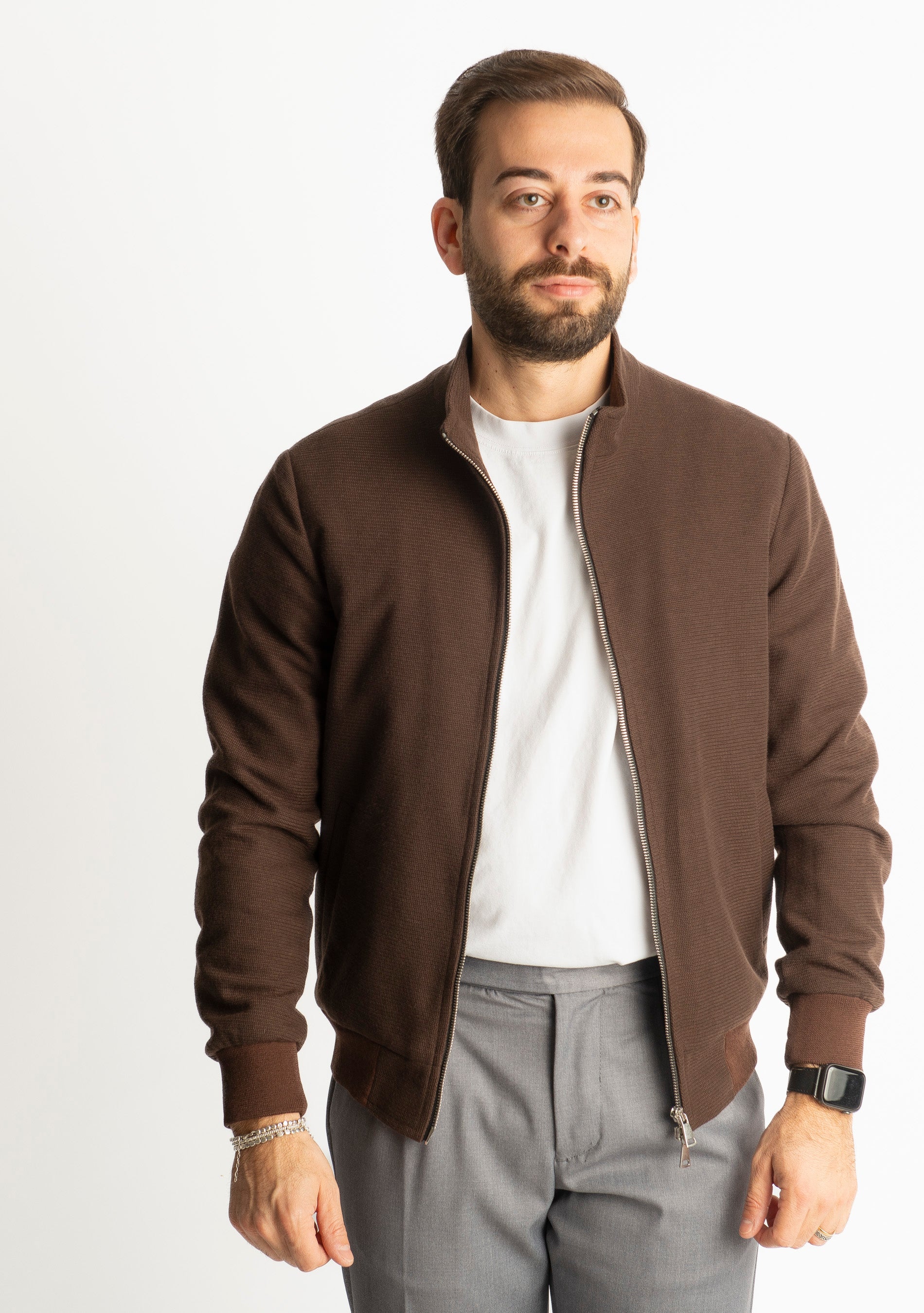 Giubbotto Doppio Cursore Grido Moro