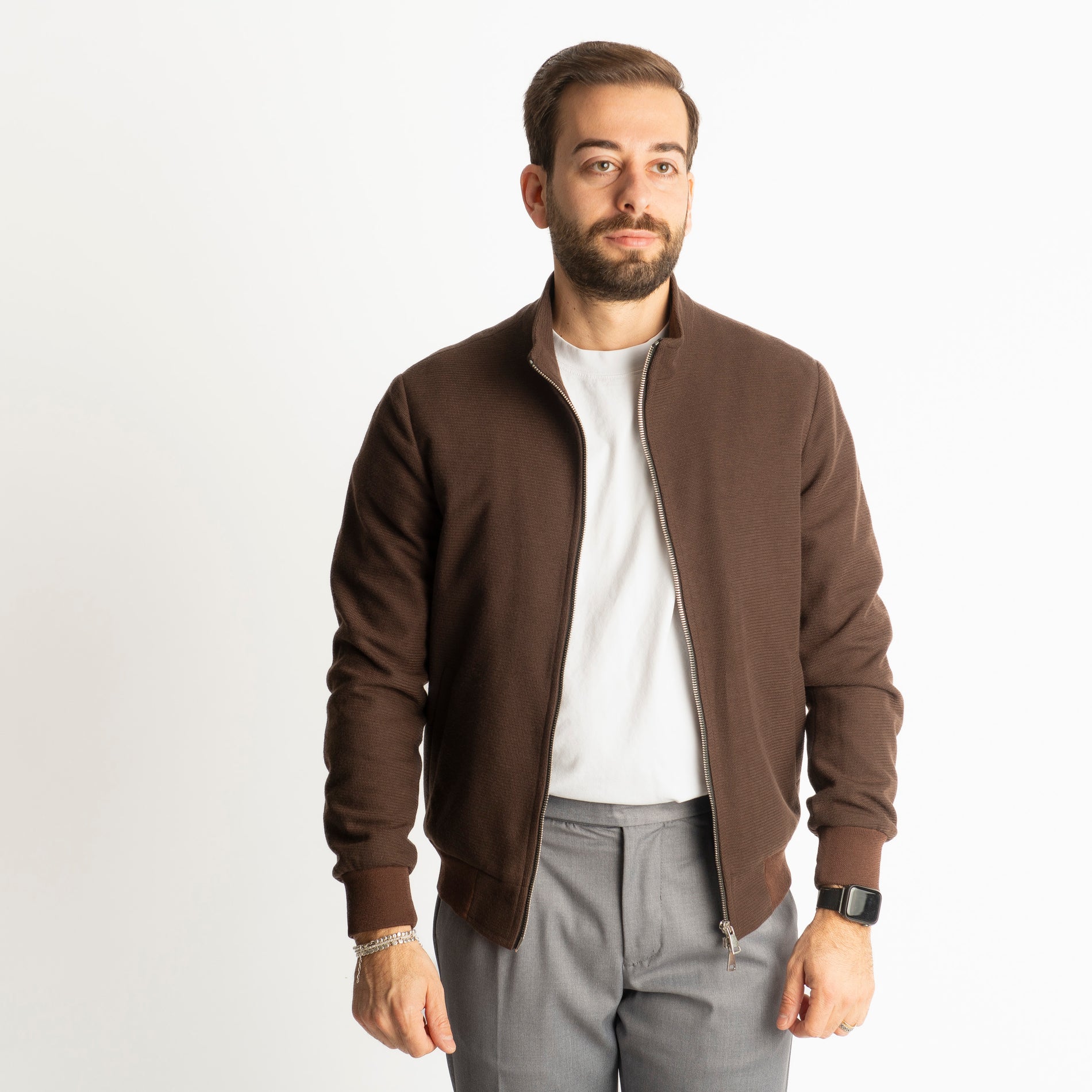 Giubbotto Doppio Cursore Grido Moro