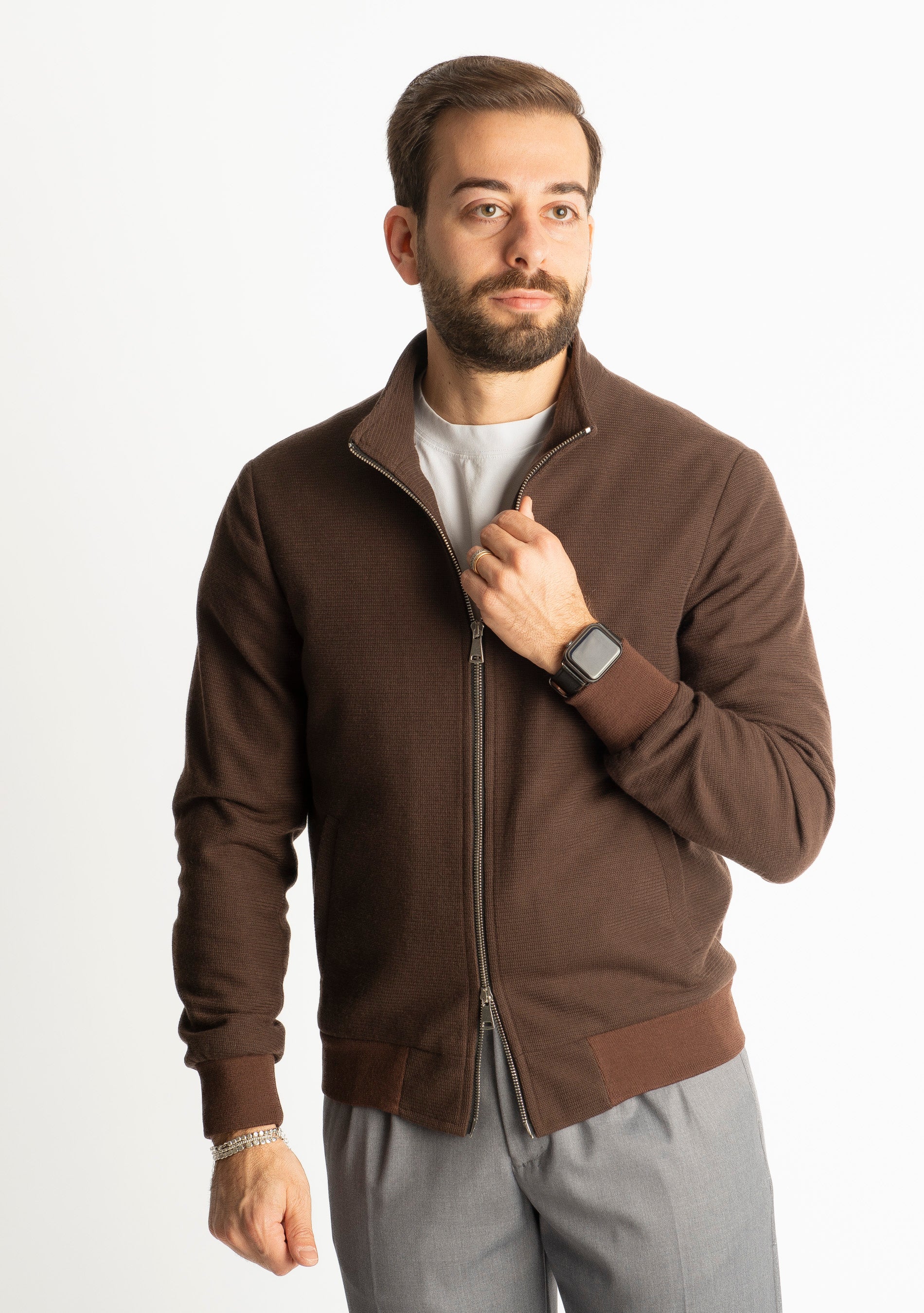 Giubbotto Doppio Cursore Grido Moro