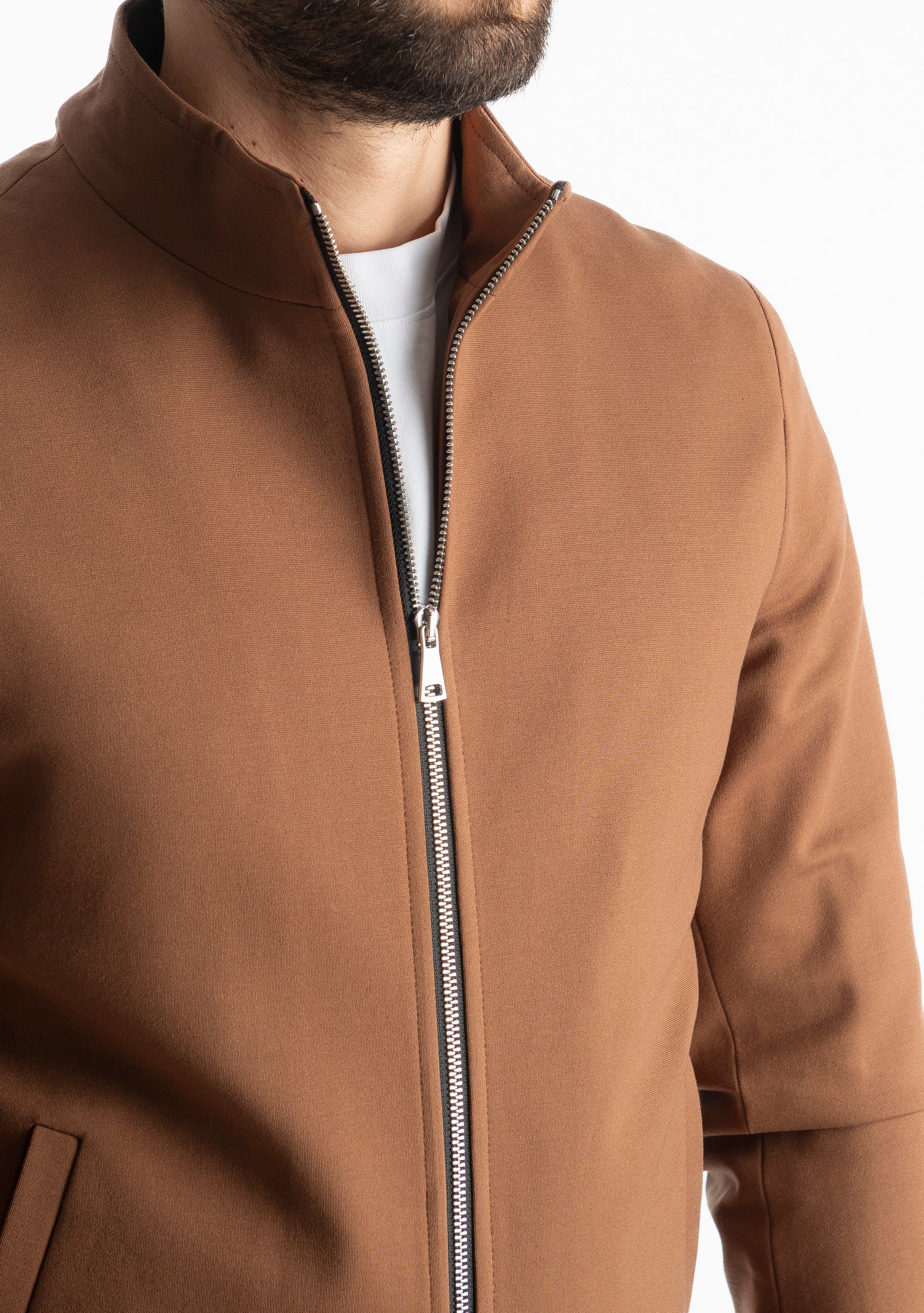 Giubbotto Doppio Cursore Punto Milano Cammello