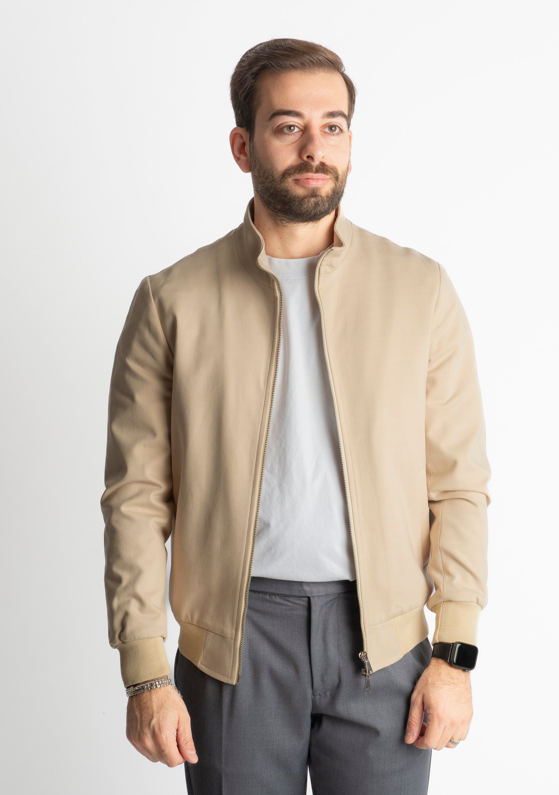 Giubbotto Punto Milano Beige