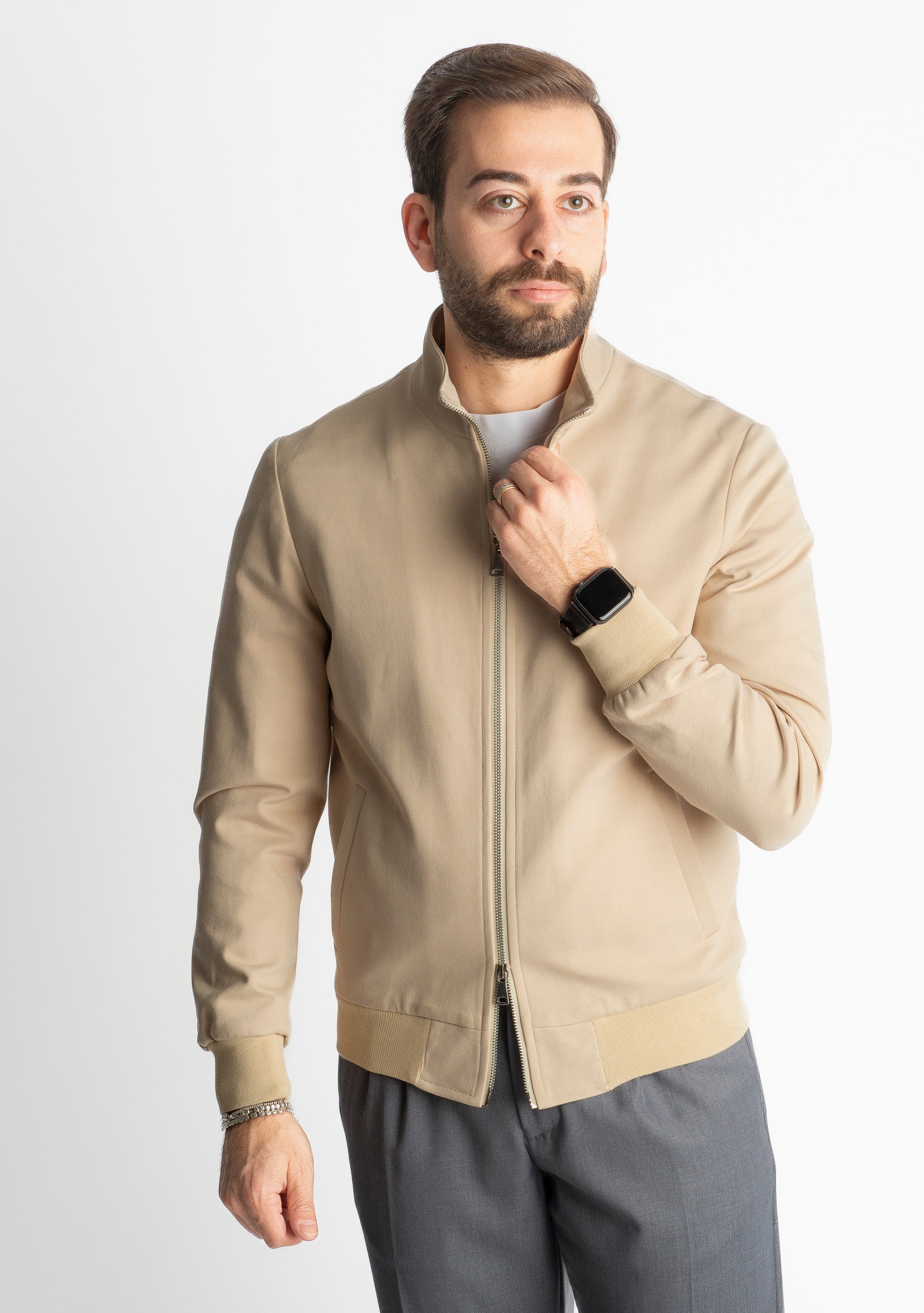 Giubbotto Punto Milano Beige