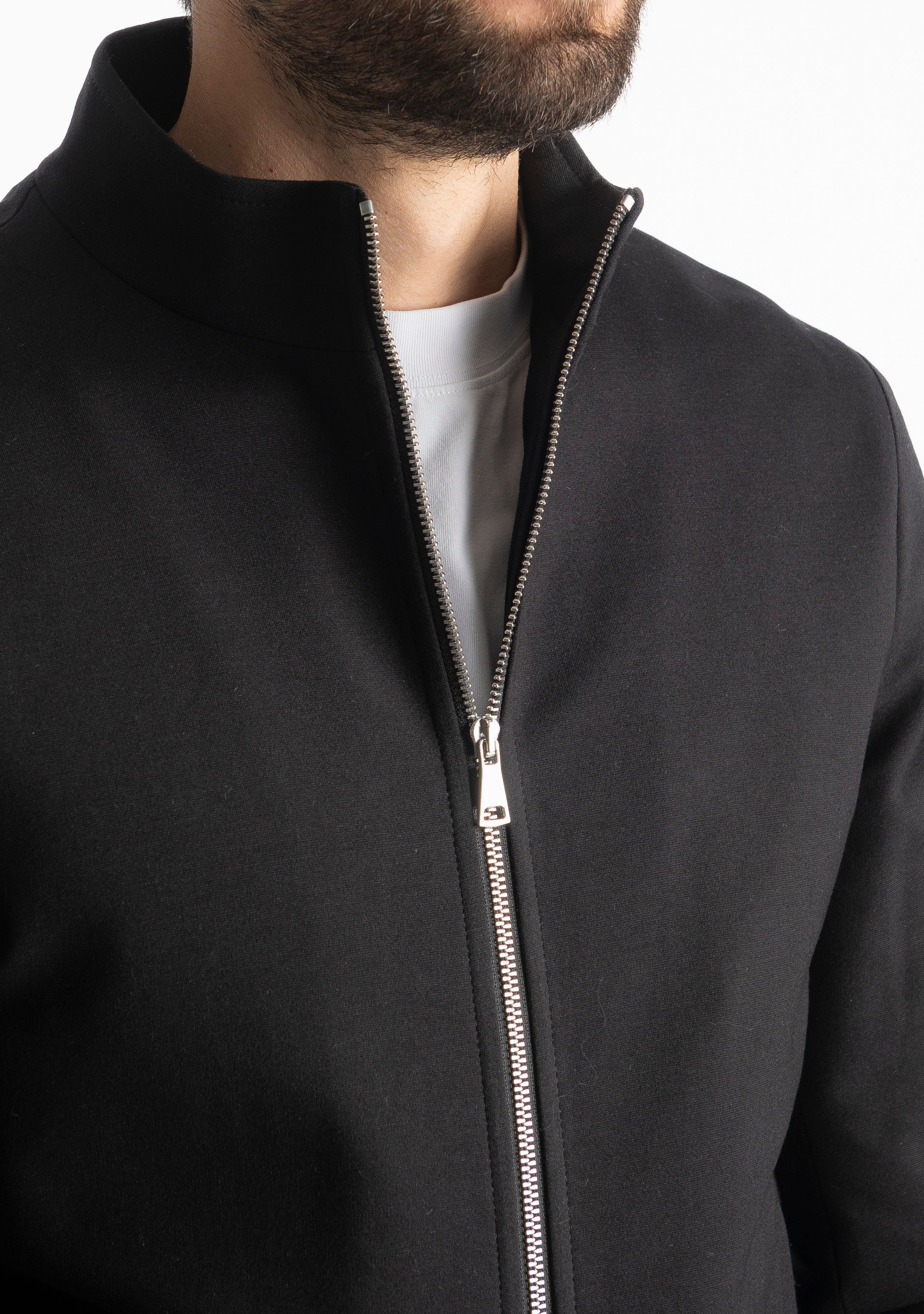 Giubbotto Doppio Cursore Punto Milano Nero