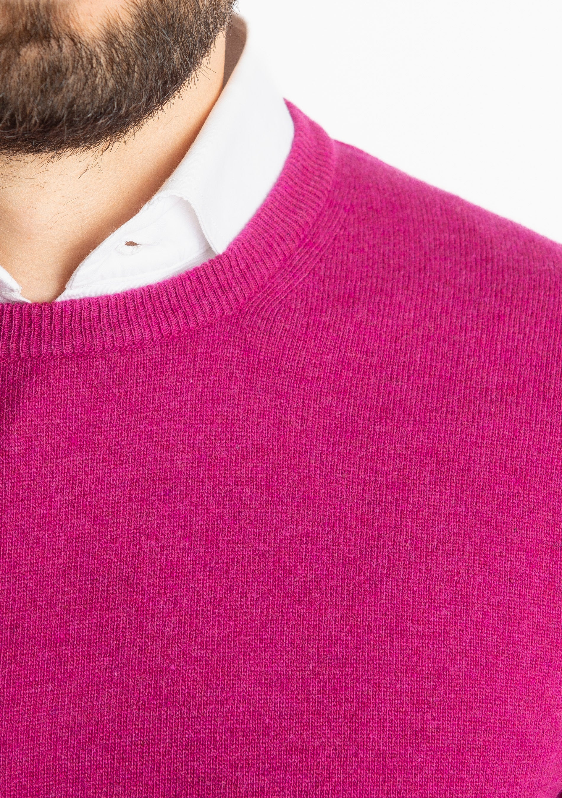 Maglioncino Misto Cashmere Ciclamino