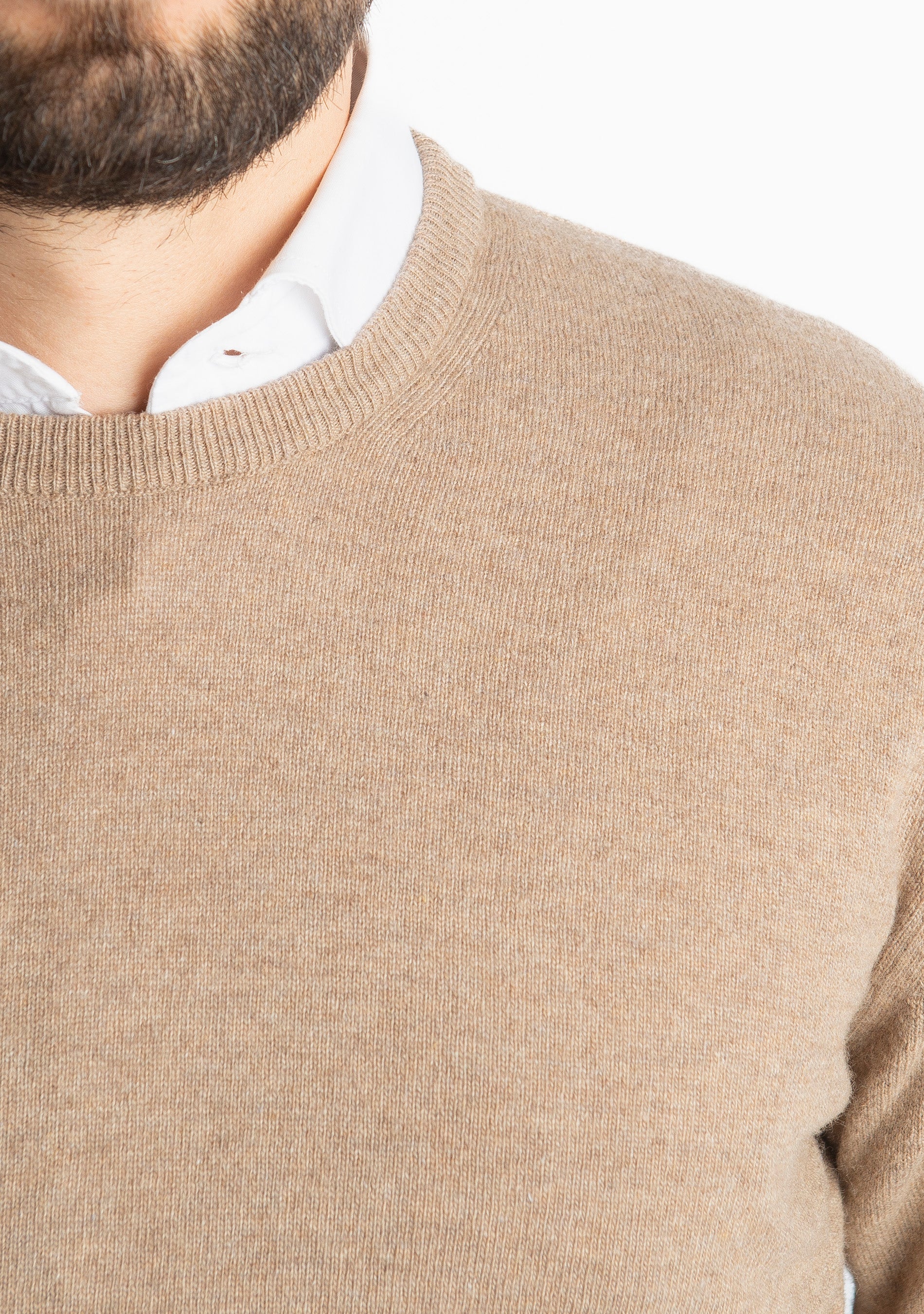 Maglioncino Misto Cashmere Beige