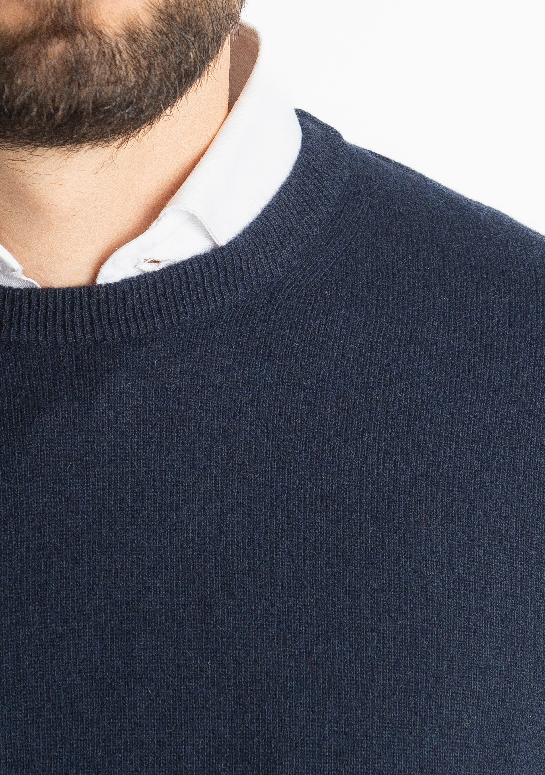 Maglioncino Misto Cashmere Blu