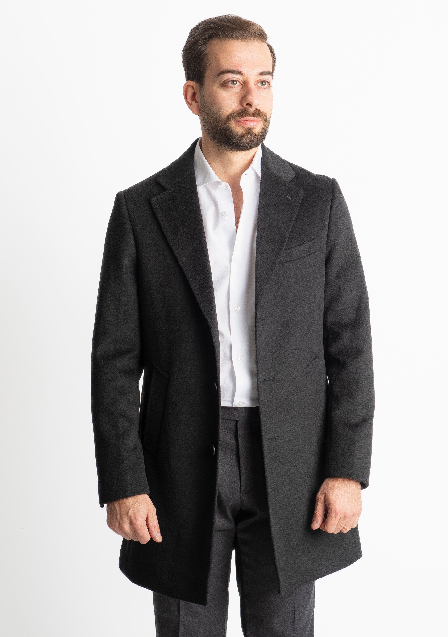 Cappotto Uomo DF04 Nero