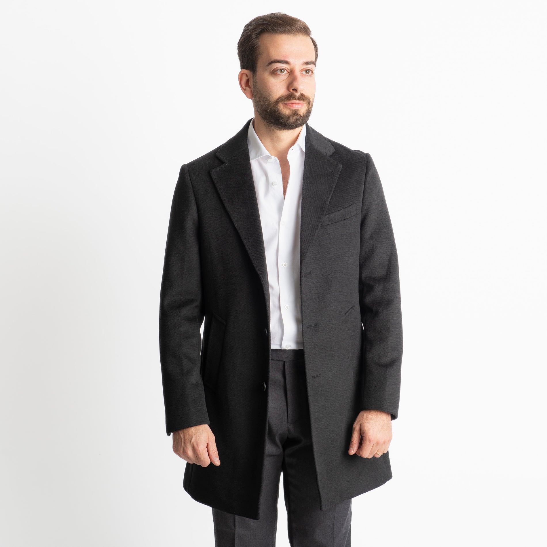 Cappotto Uomo DF04 Nero
