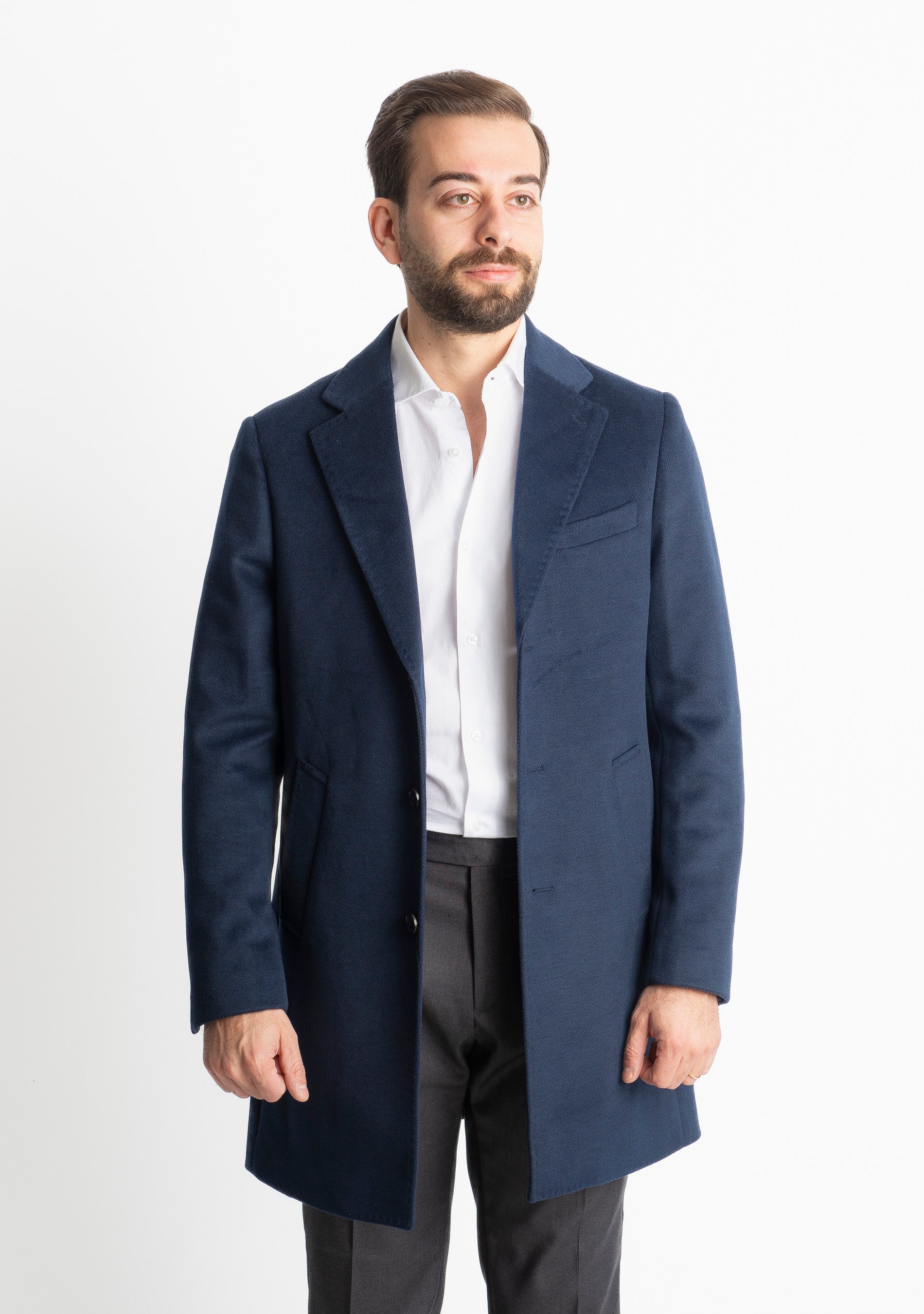 Cappotto Uomo DF04 Blu