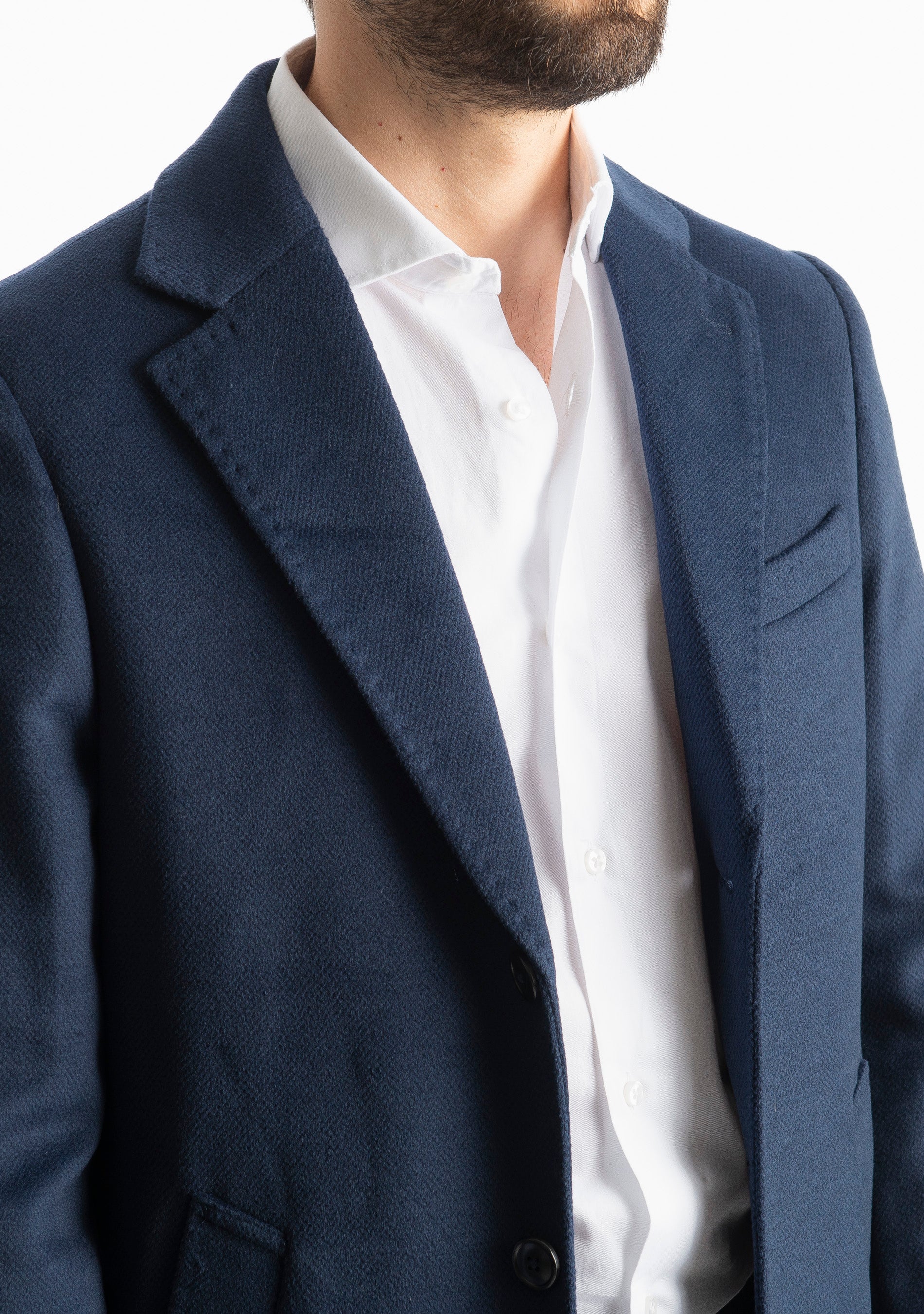 Cappotto Uomo DF04 Blu