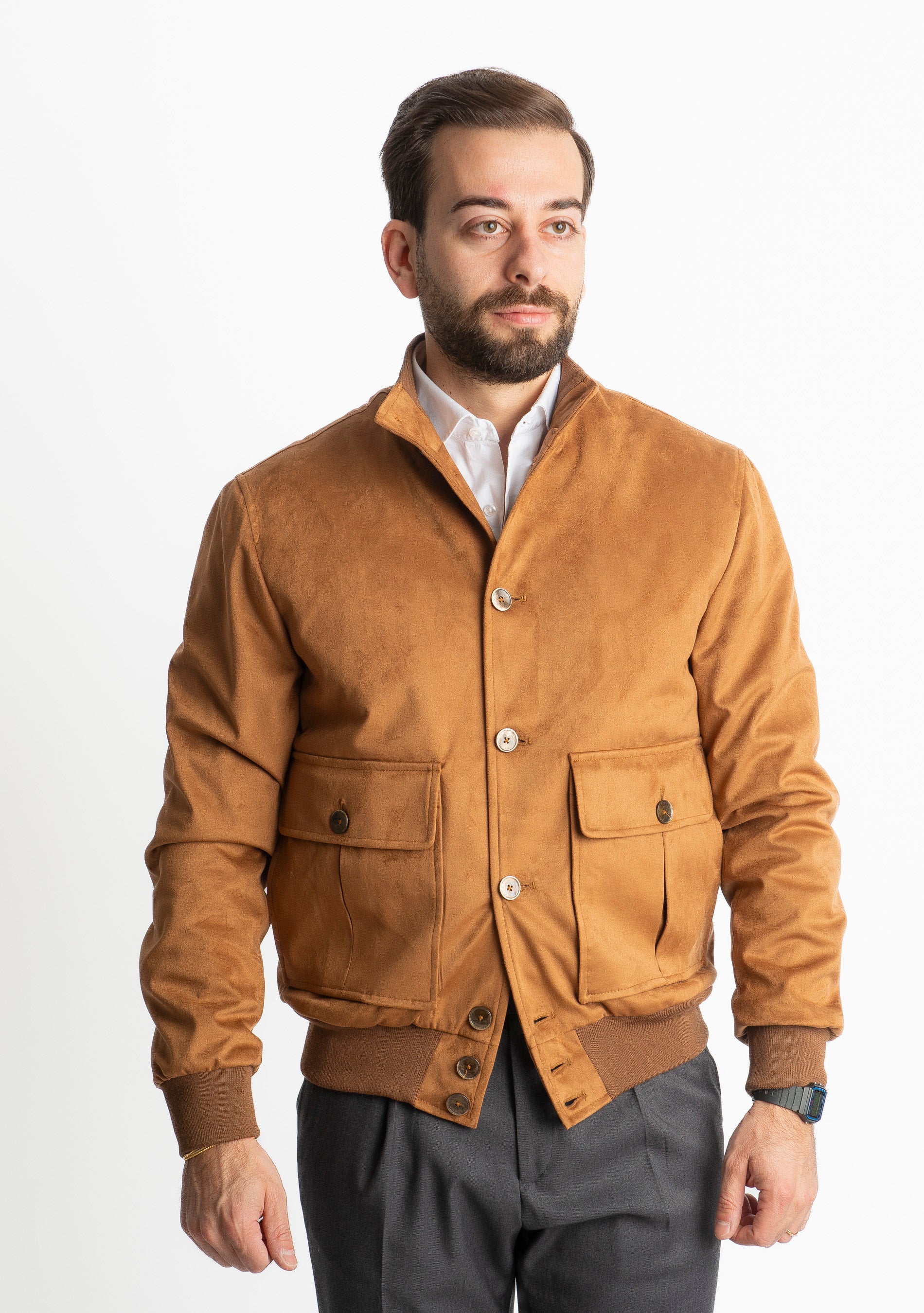 Giubbotto Polo Renna Tabacco