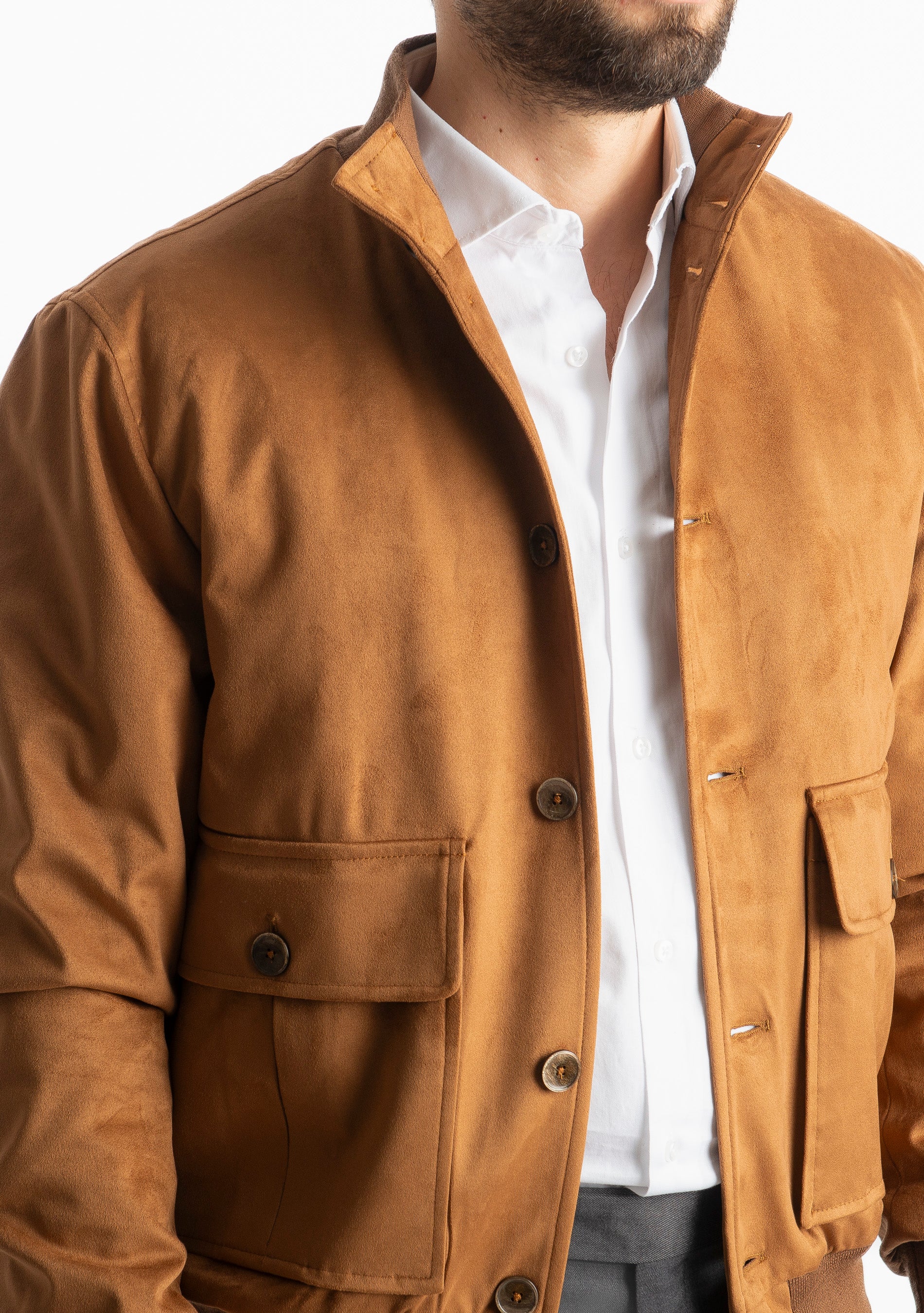 Giubbotto Polo Renna Tabacco