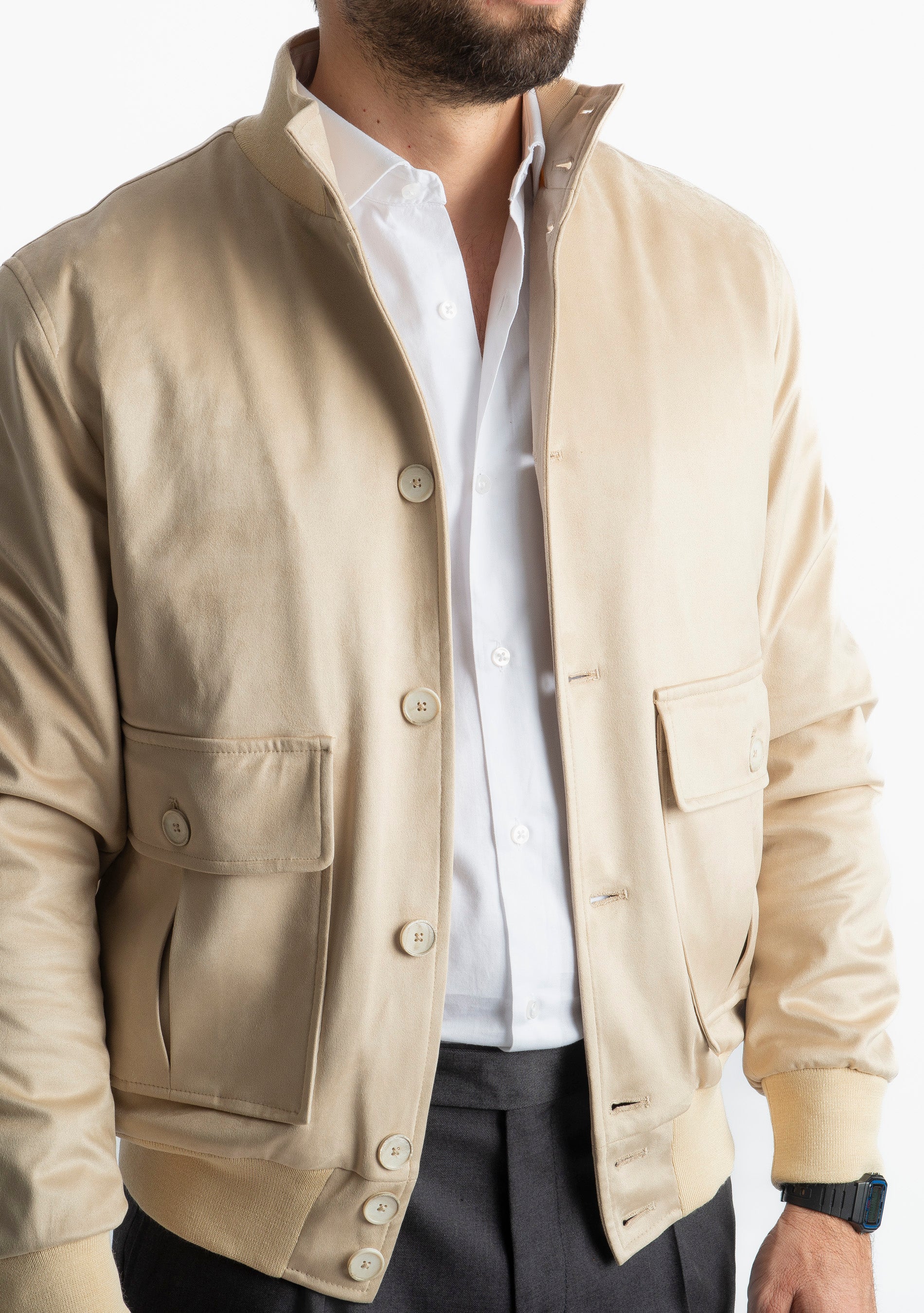 Giubbotto Polo Renna Beige