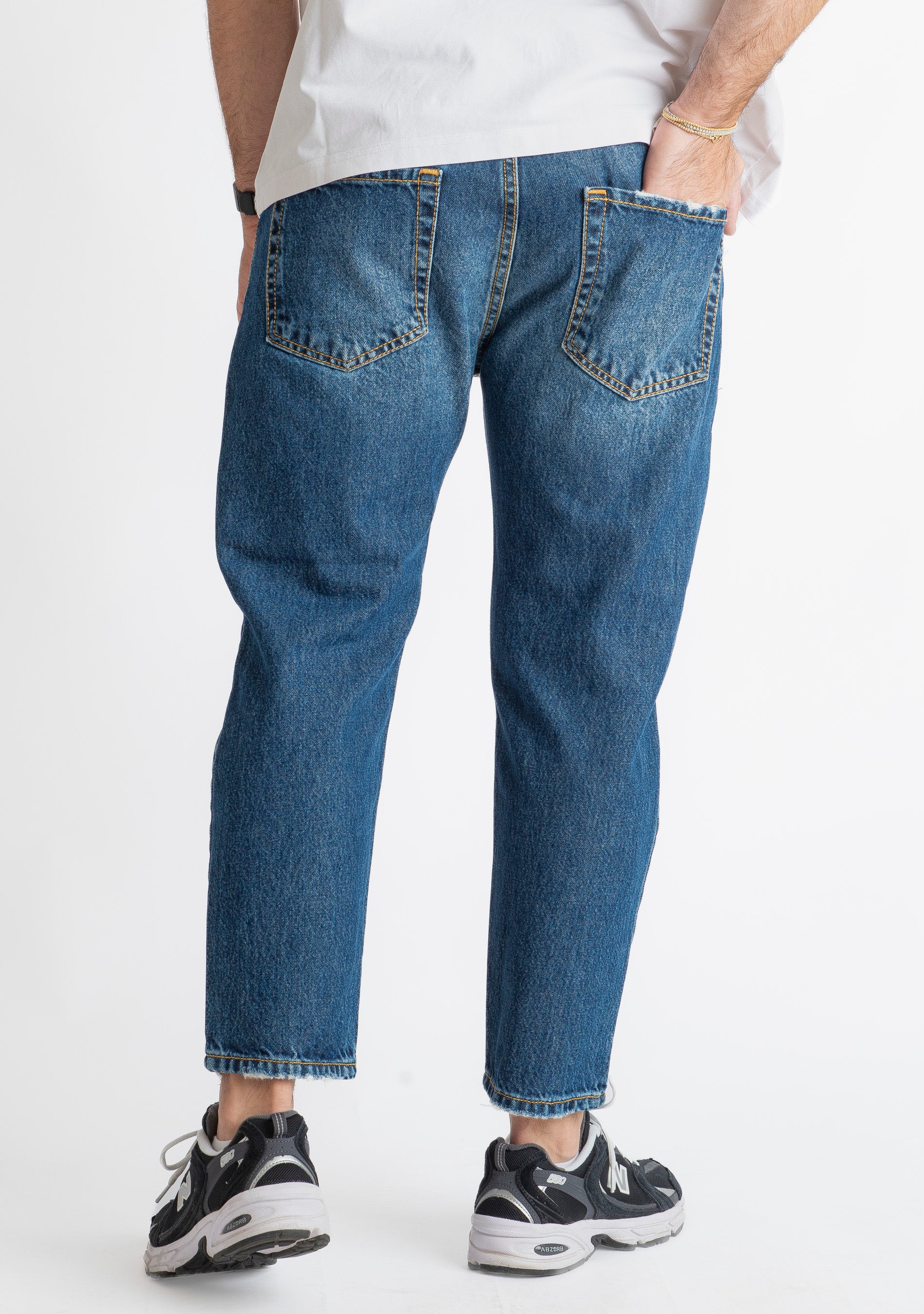 Jeans Carrot Fit S171 - Cotone Mercerizzato