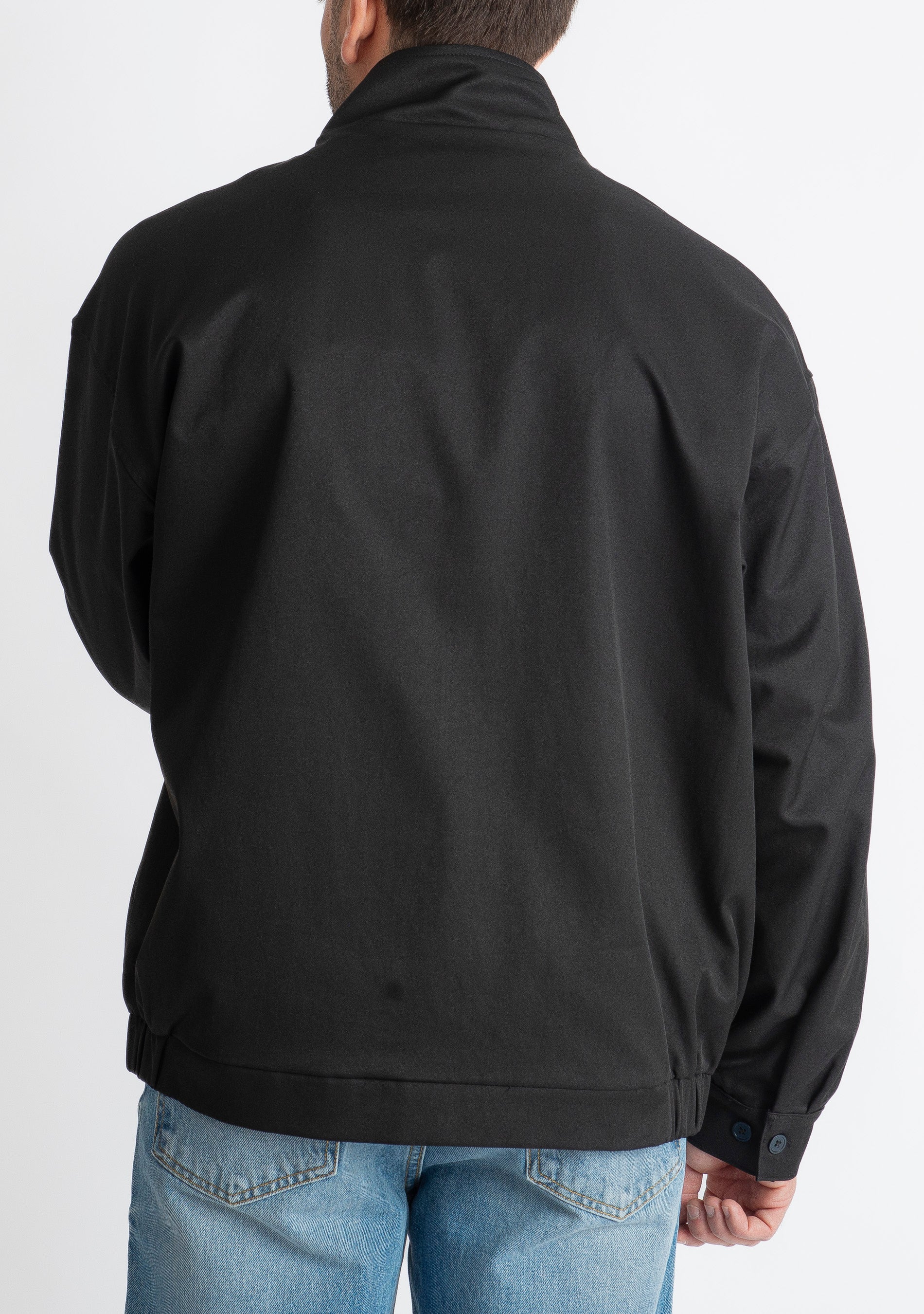 Giacca Vento Oversize Nero