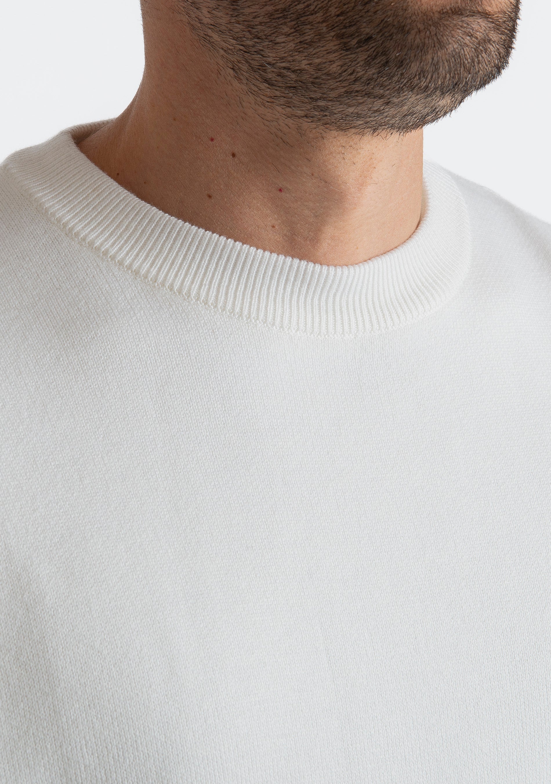 Maglione Girocollo Oversize Panna