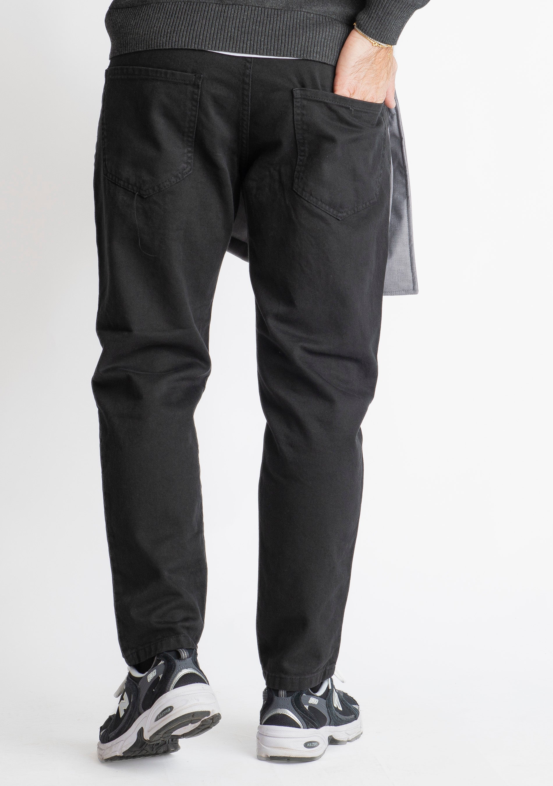 Pantalone Cinque Tasche Nero