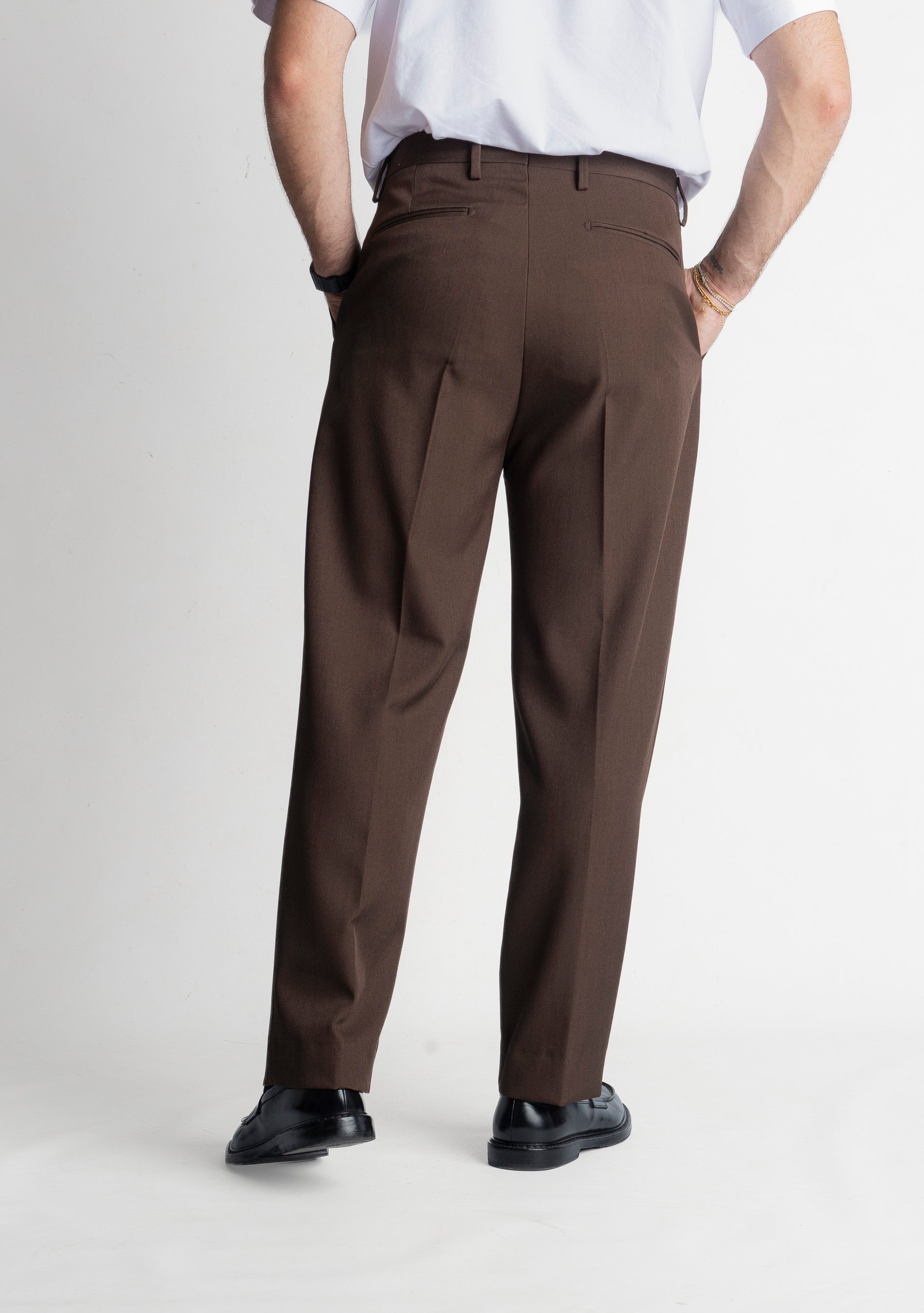 Pantalone Fondo Ampio Candy TO8015 Testa di Moro