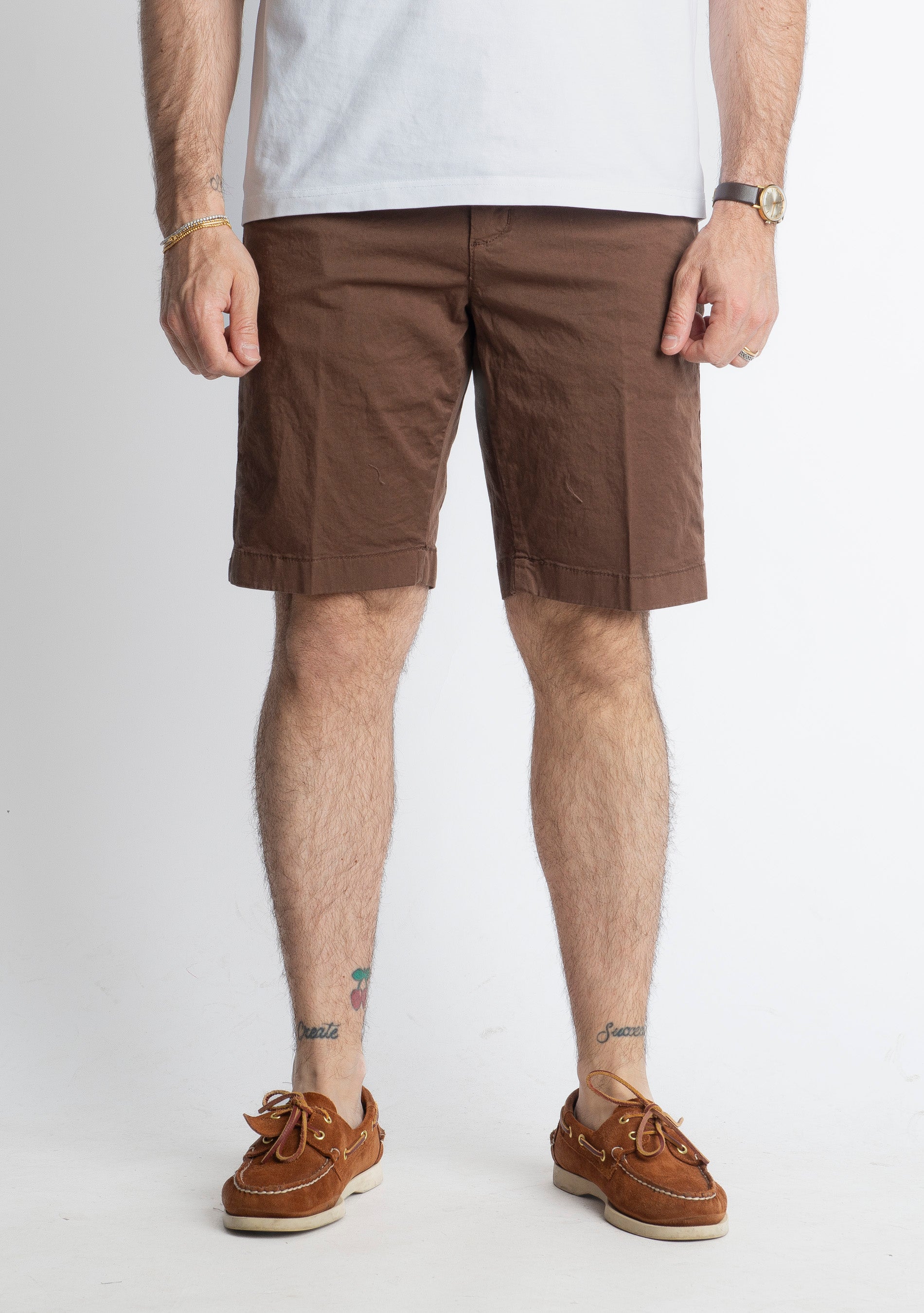 Bermuda in Cotone Tasca America Moro
