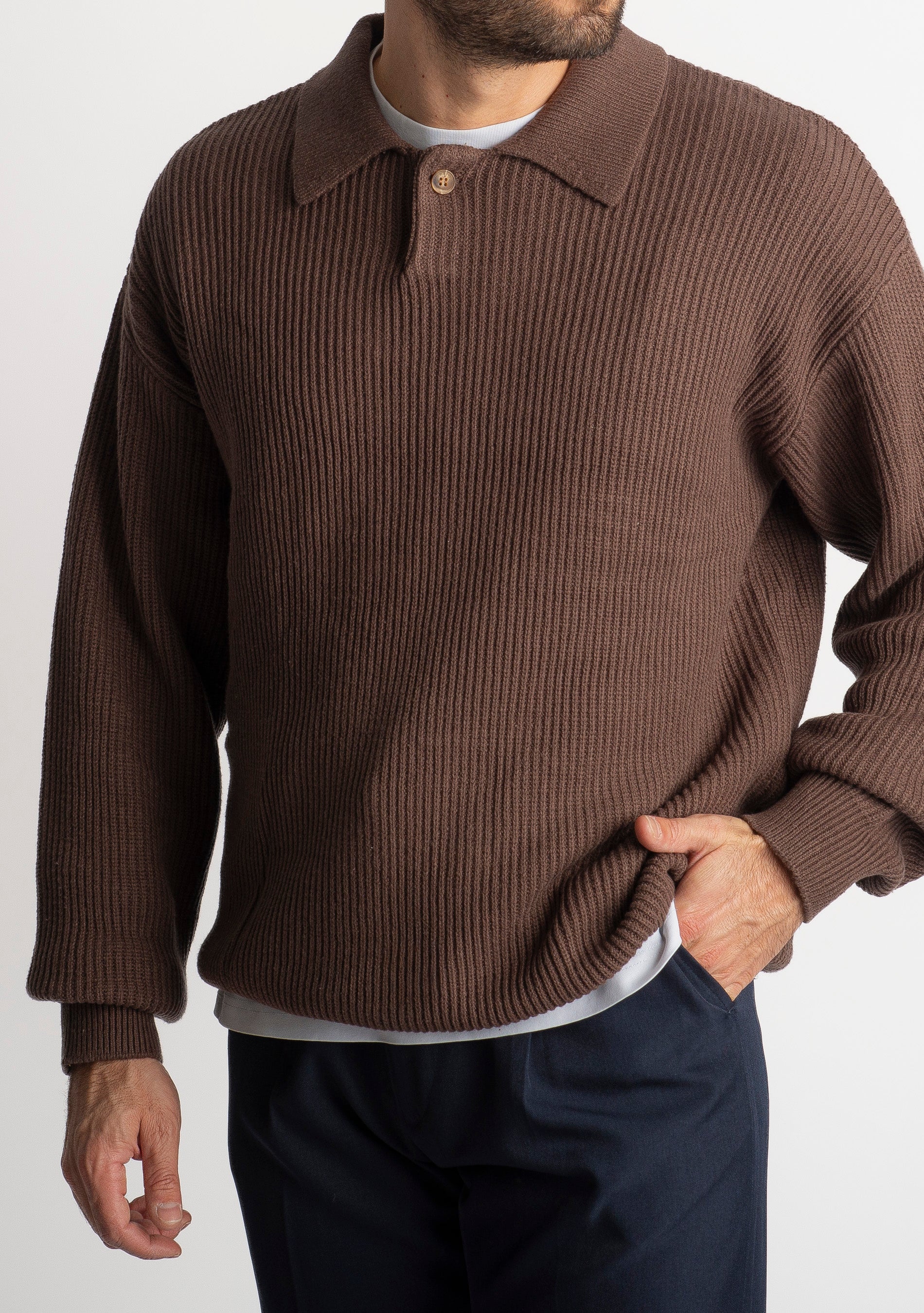 Polo 86114 Oversize Testa di Moro