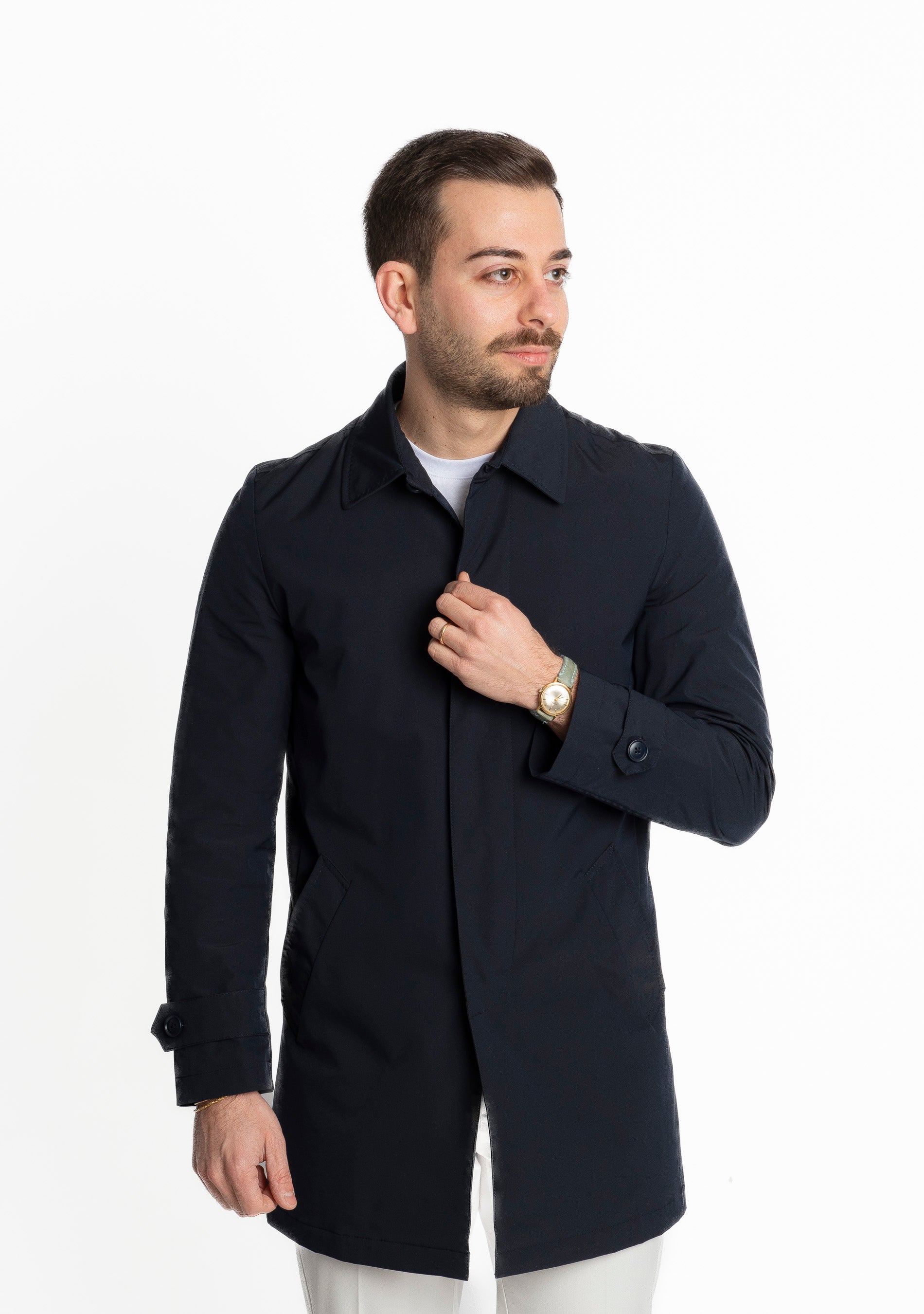 Trench Blu 18201