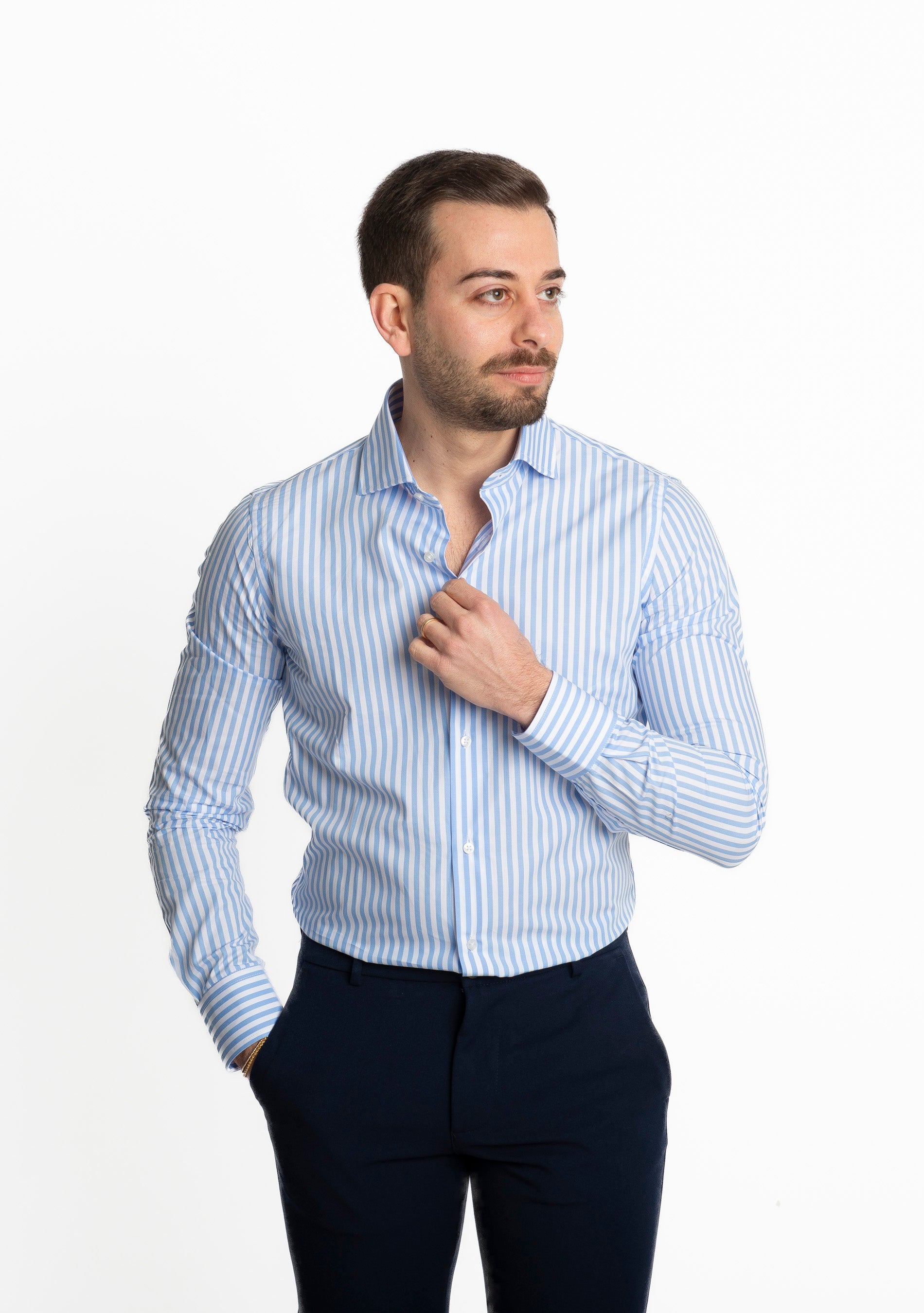 Camicia Rigo Largo Celeste