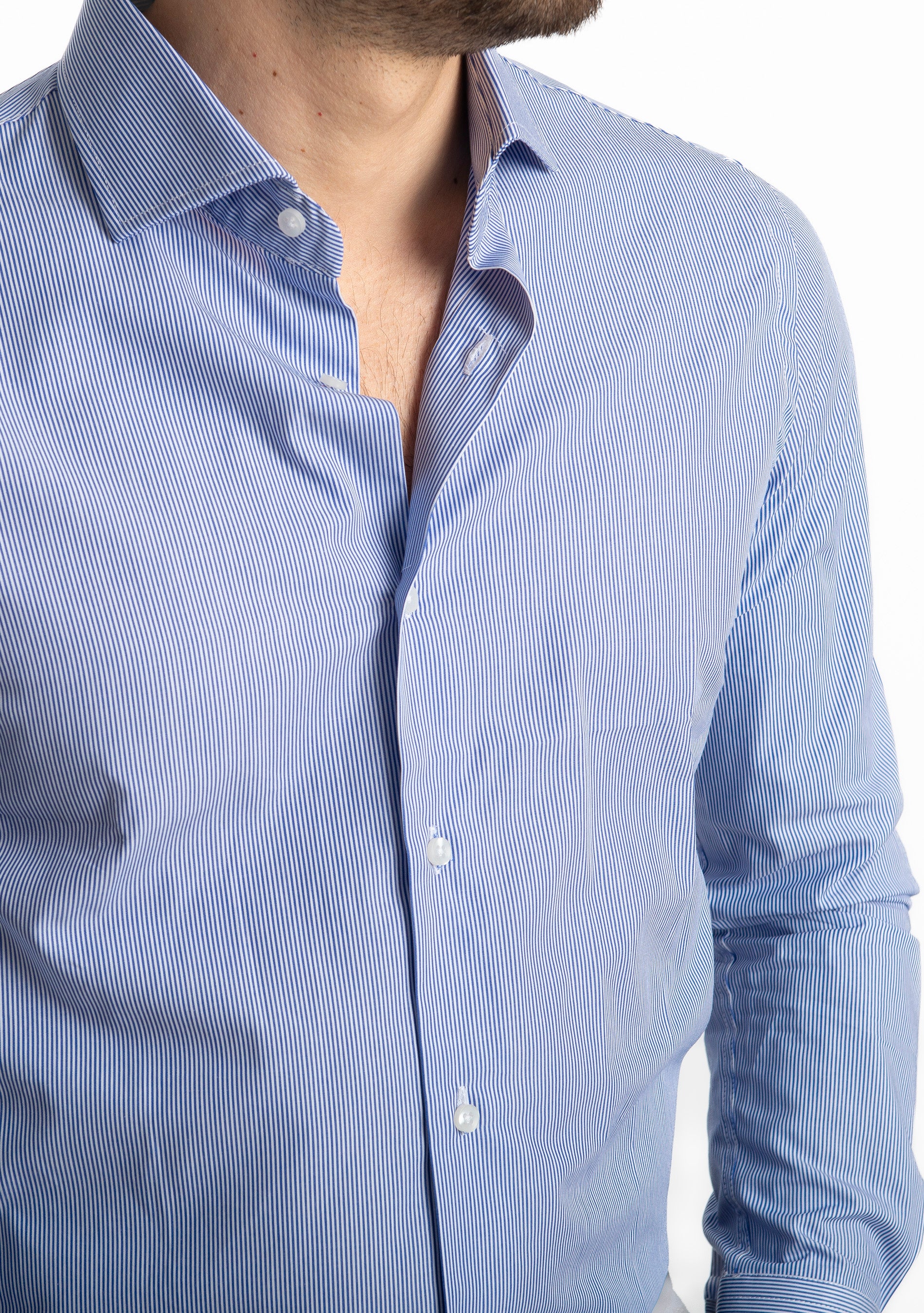 Camicia Mille Righe Blu