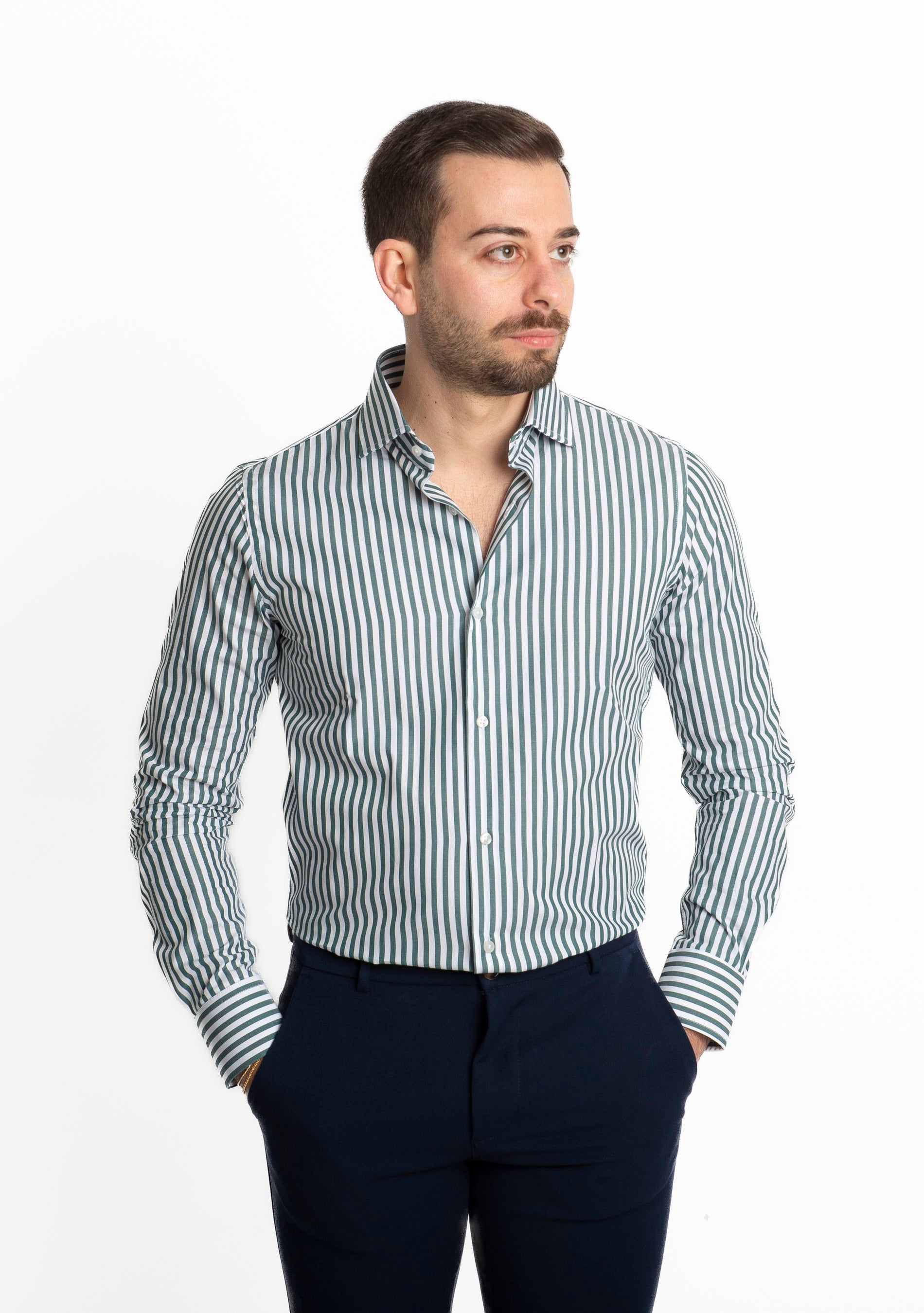 Camicia Rigo Largo Verde