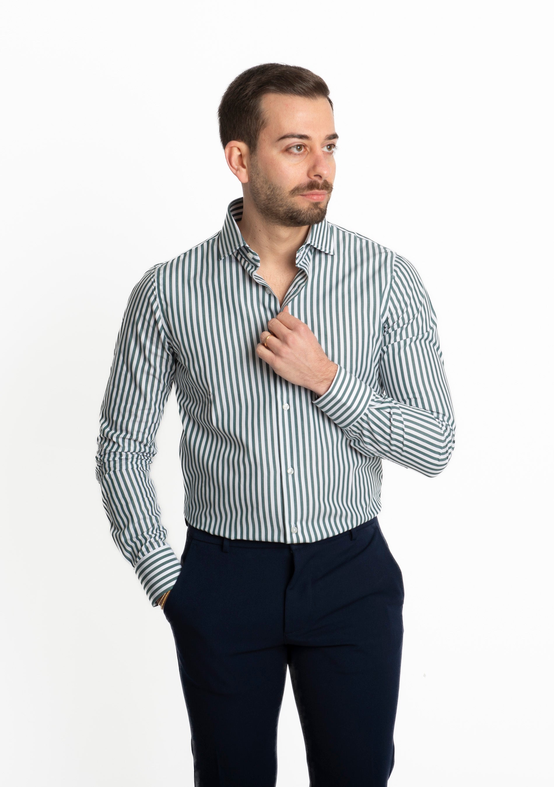 Camicia Rigo Largo Verde