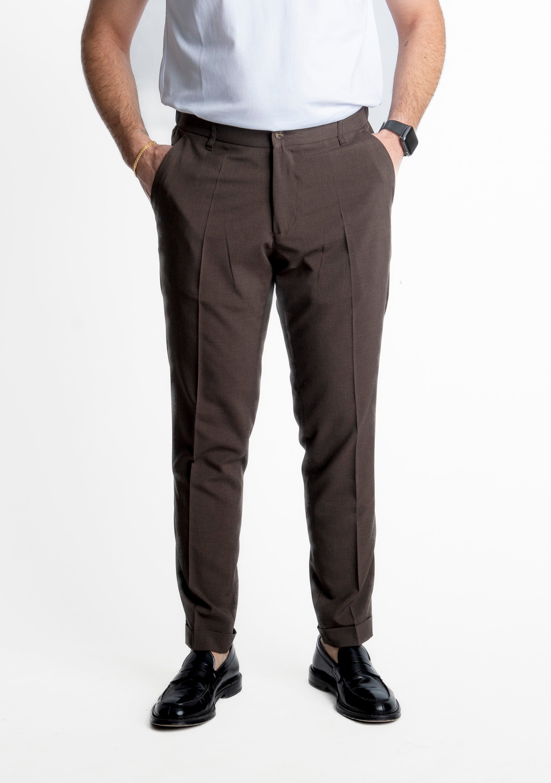 Pantalone 8007 con Elastico Moro