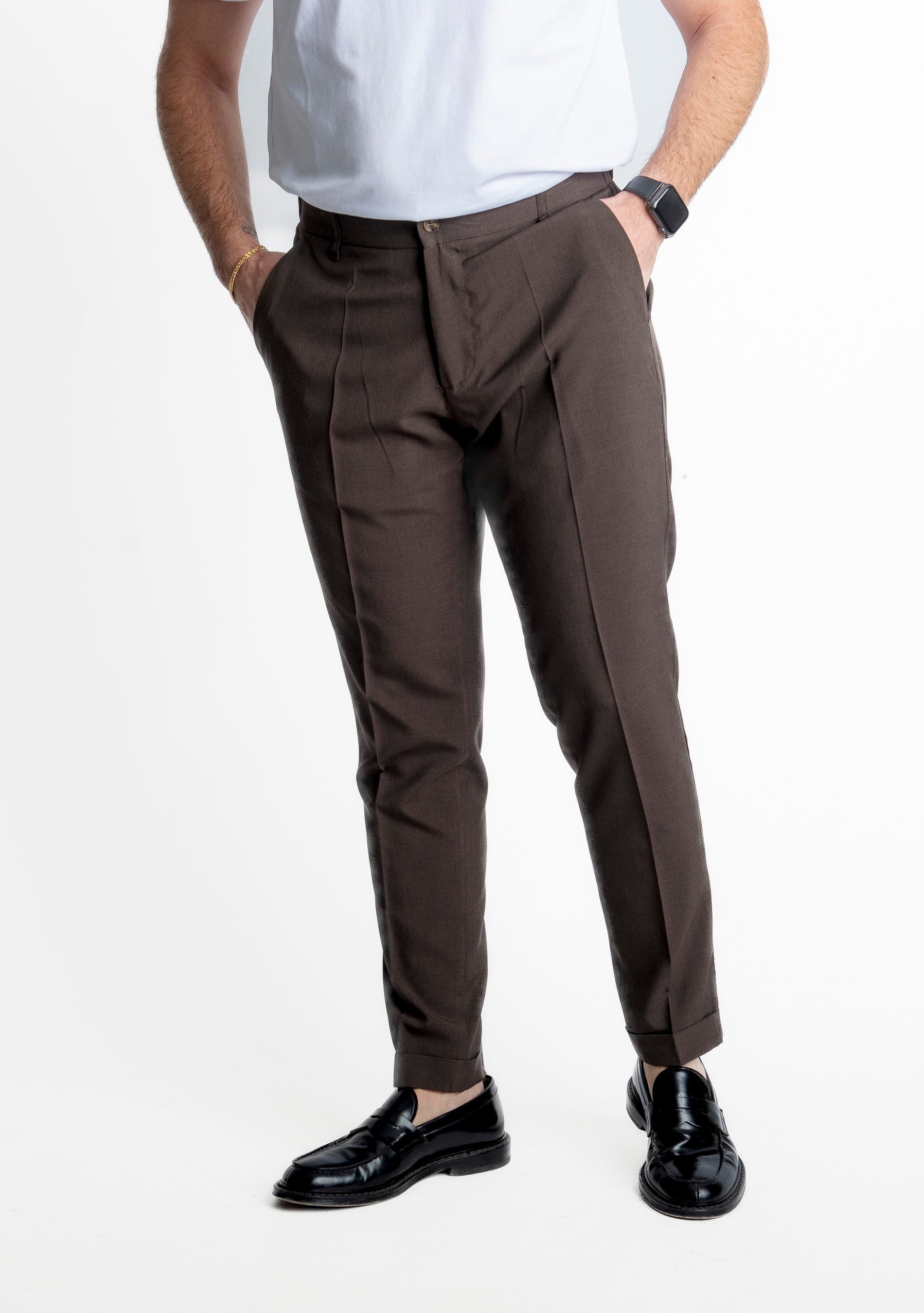 Pantalone 8007 con Elastico Moro