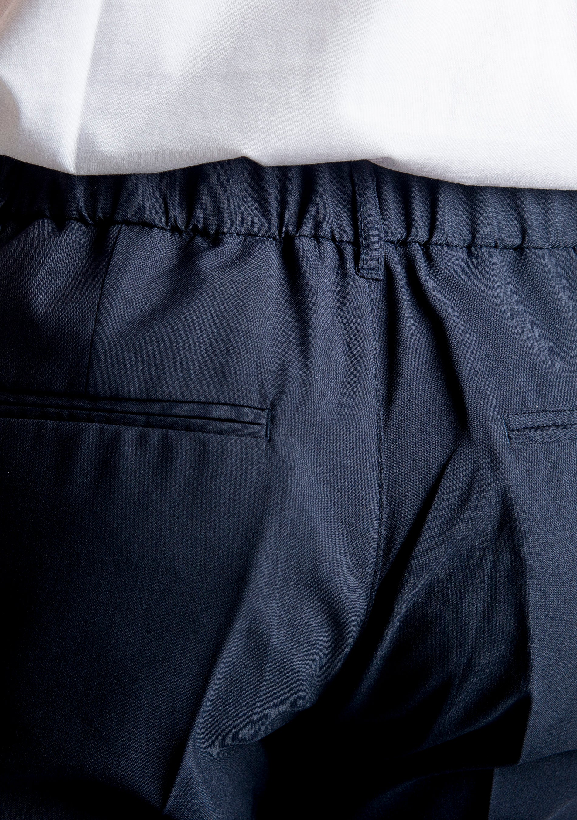 Pantalone 8007 con Elastico Blu