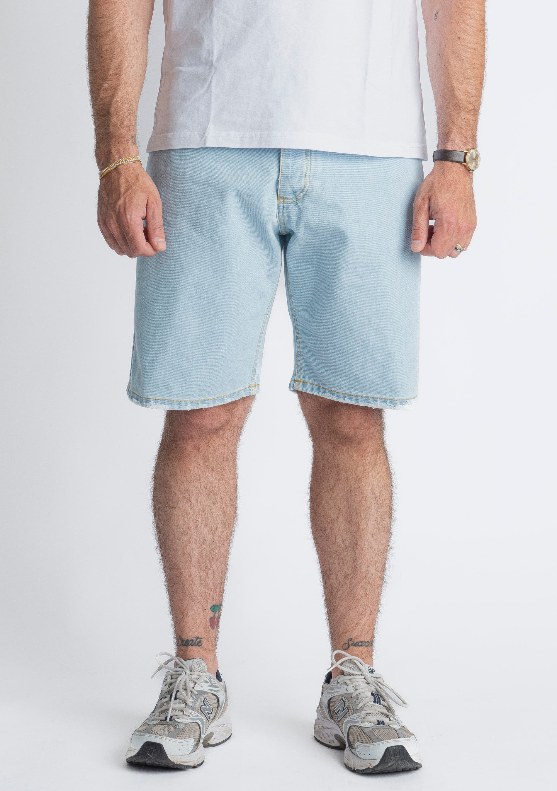 Bermuda Jeans Blu Ice