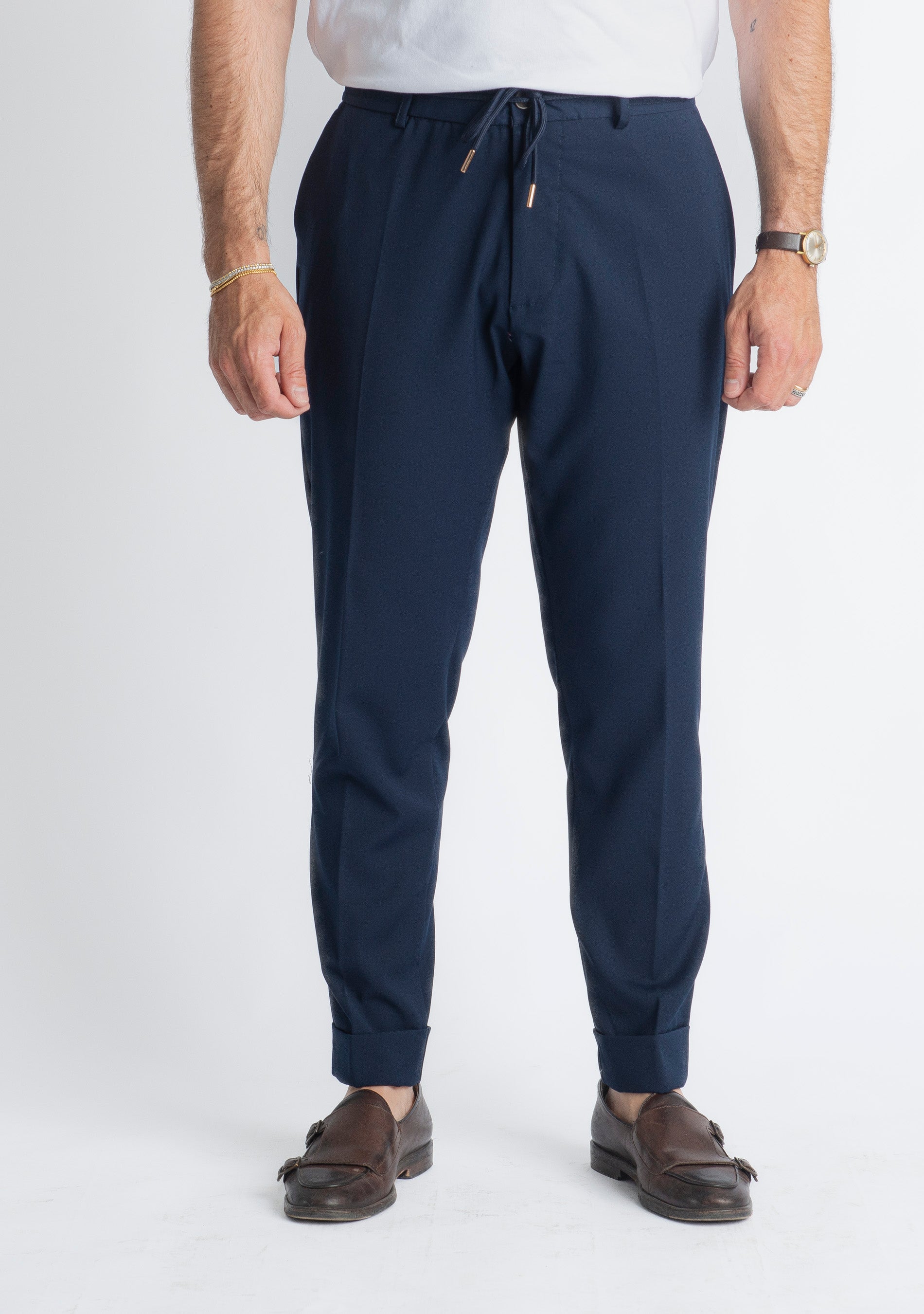 Pantalaccio Fresco Lana Ischia Blu