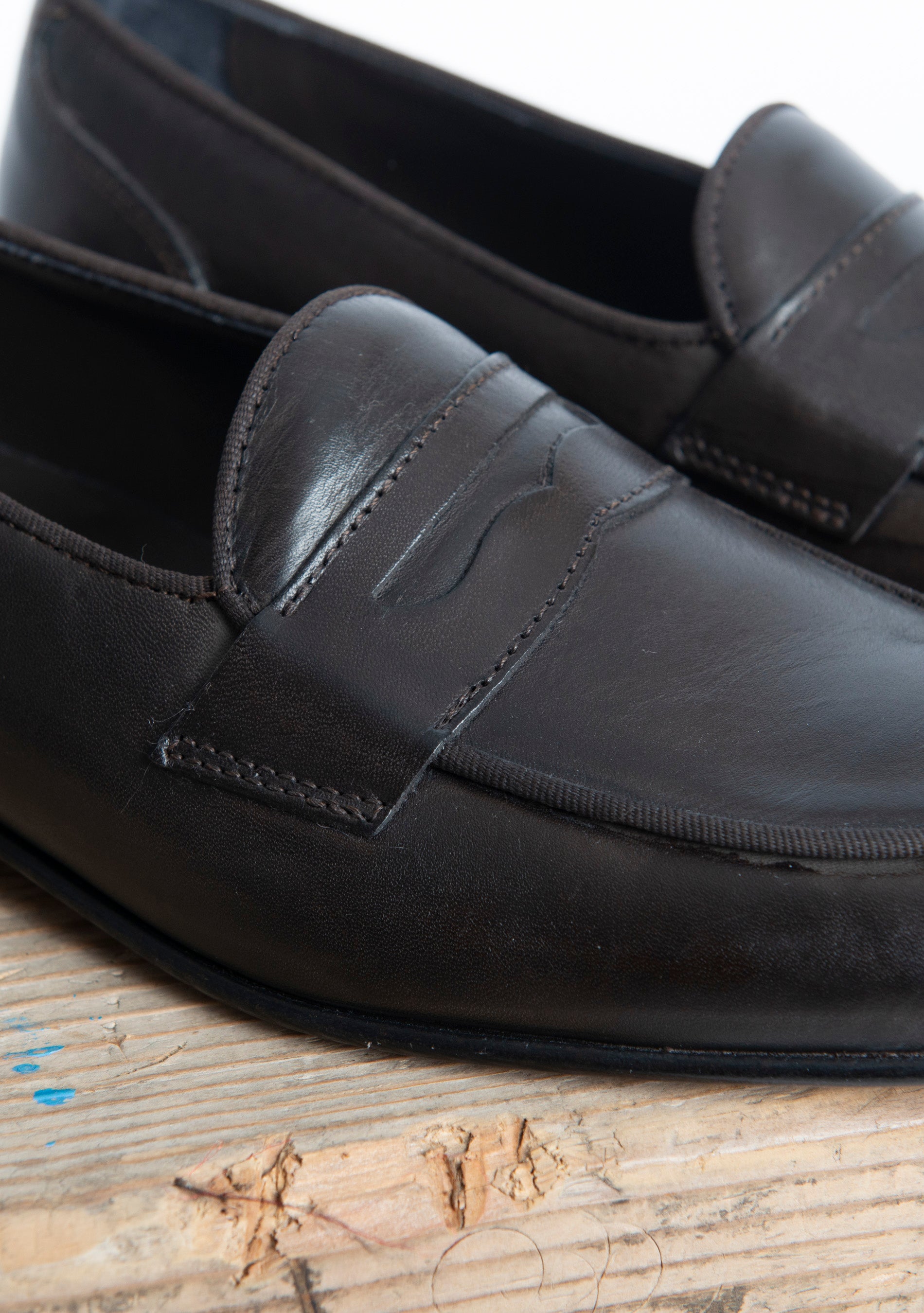 Mocassino Uomo in Pelle Testa di Moro