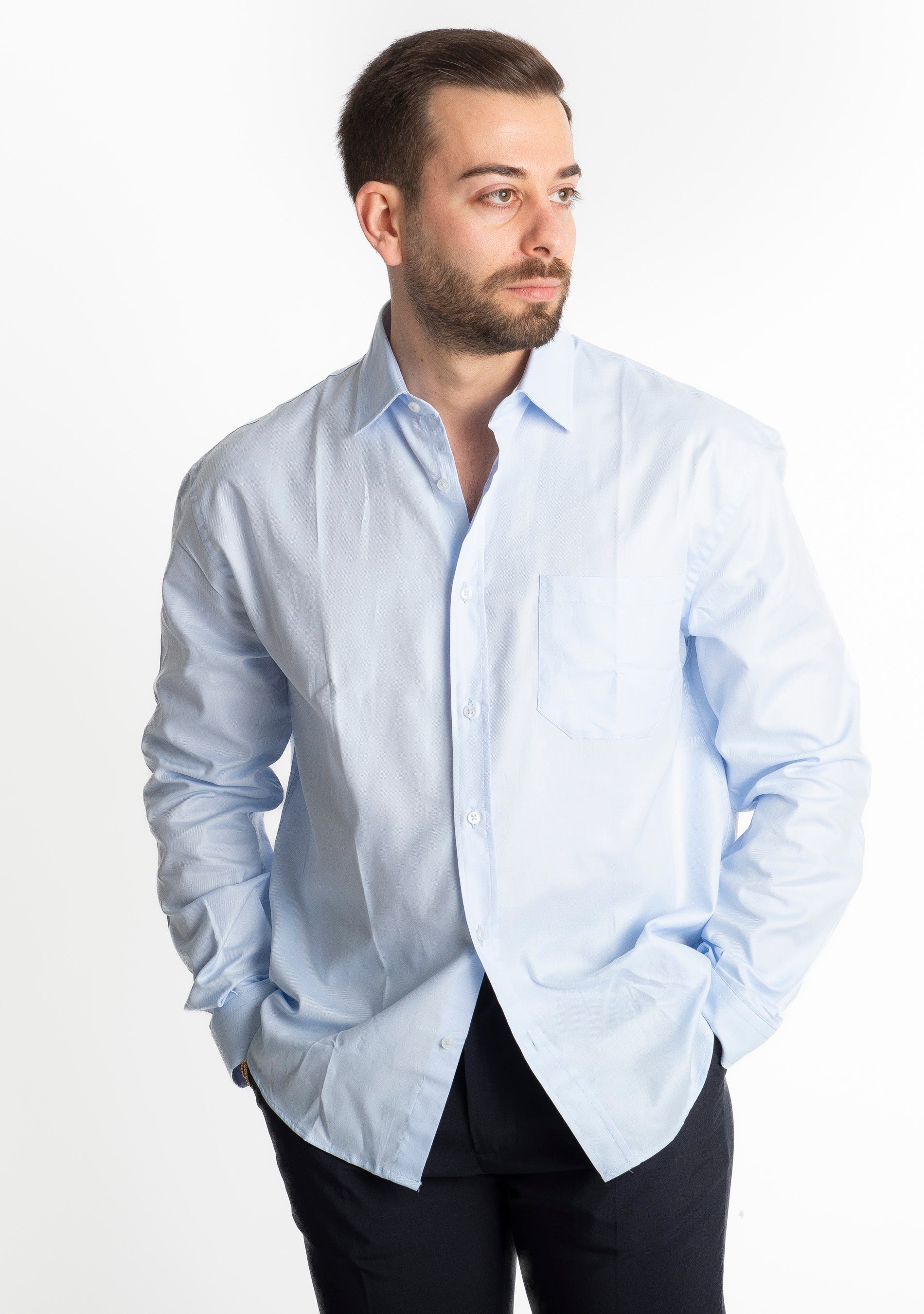 Over Shirt 1024 Celeste