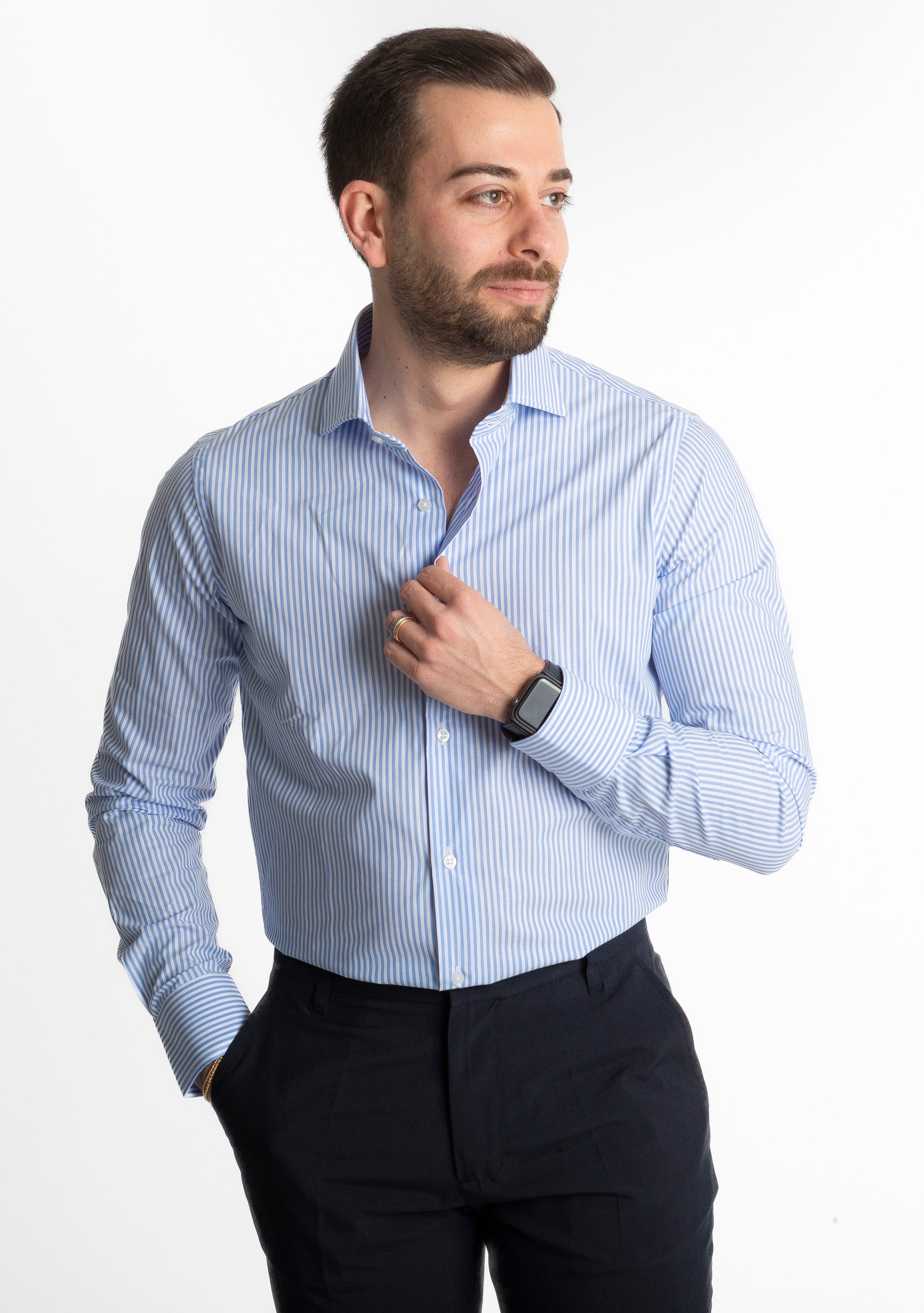 Camicia Cilento Rigo Celeste