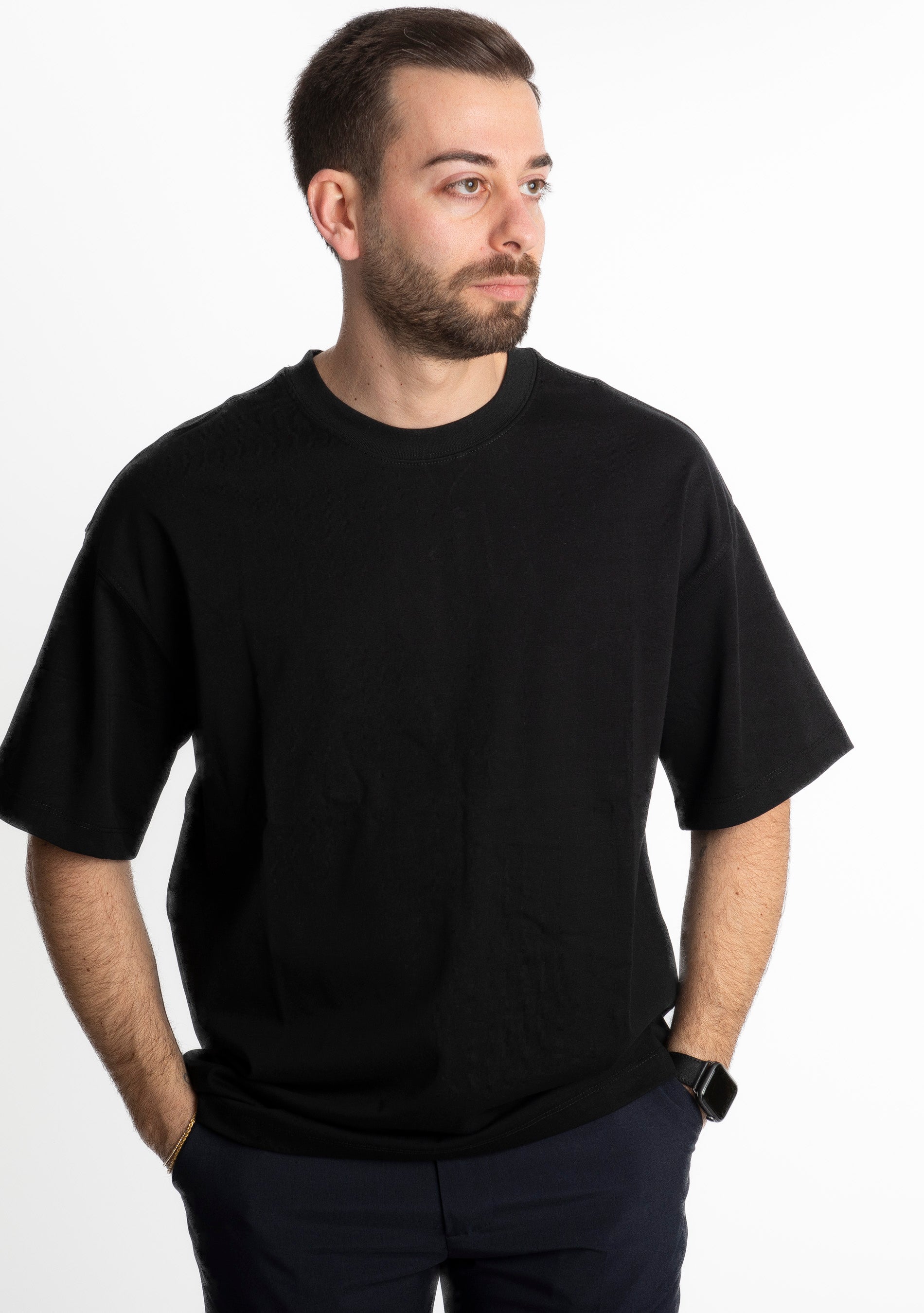 T-Shirt Basic Relax Fit Nera